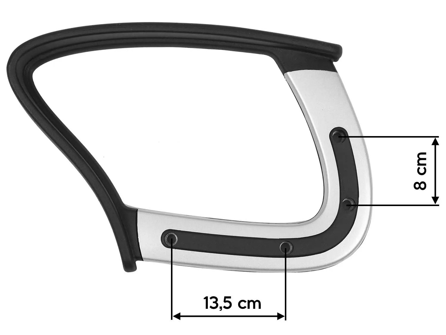 EG-228 fotelio porankiai, juodi - nuotrauka 1