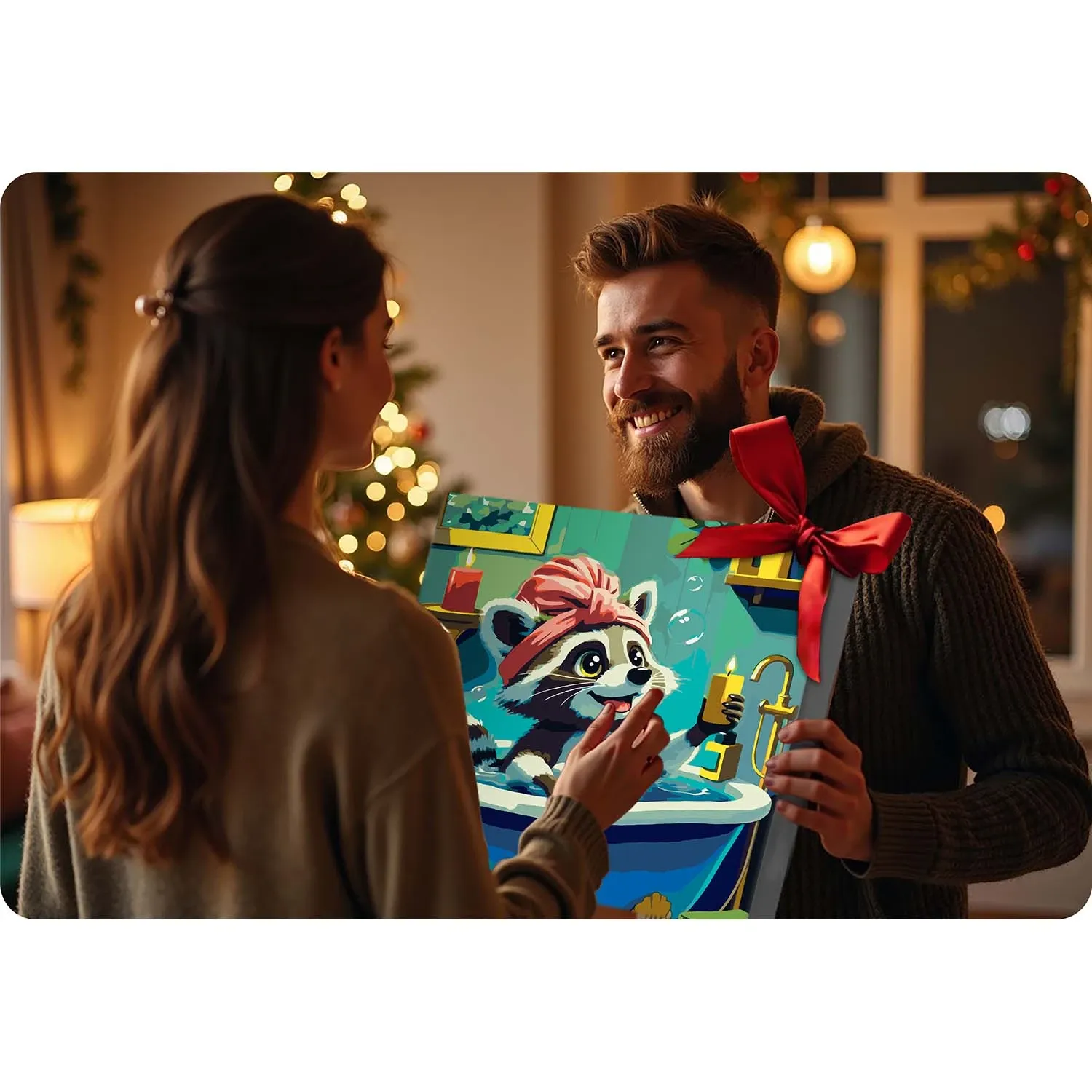 Paveikslas tapyti pagal skaičius 40x50 cm Massido Szop - nuotrauka 1