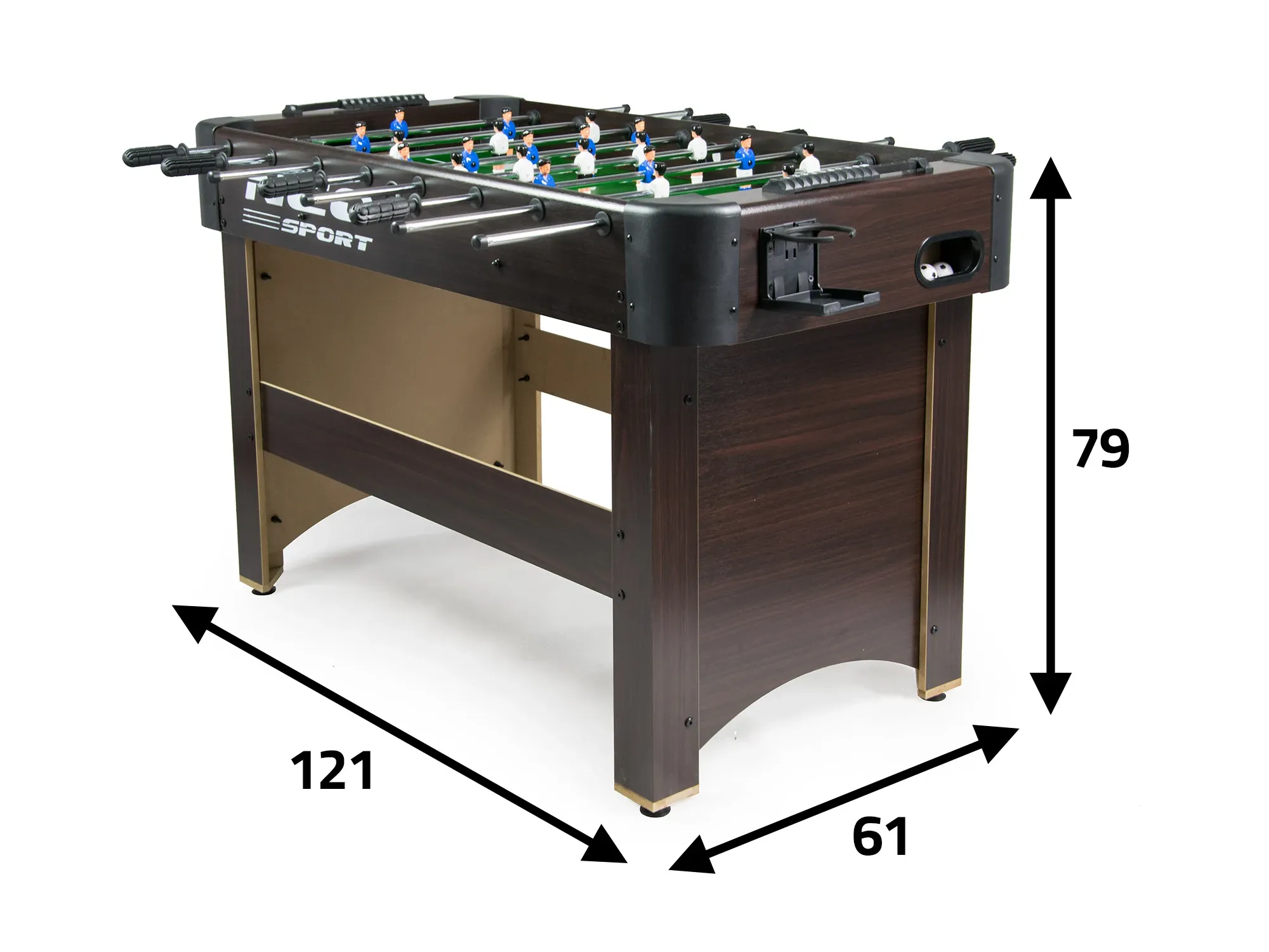 Didelis stalas stalo futbolui žaisti - Neo-Sport NS-408 - nuotrauka 1
