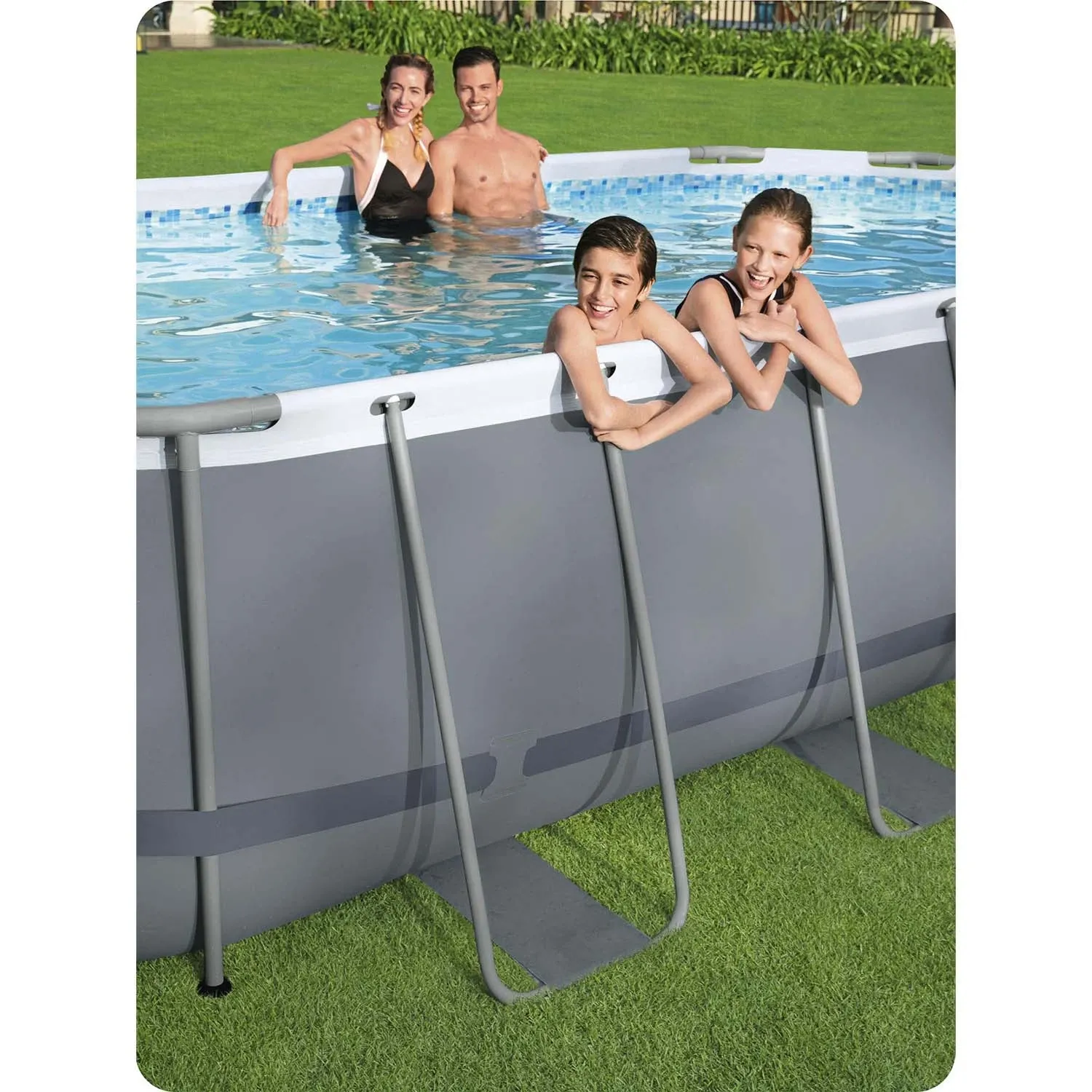 Karkasinis sodo baseinas 549 x 274 x 122 cm, 17 viename, „Bestway 56710“ - nuotrauka 1