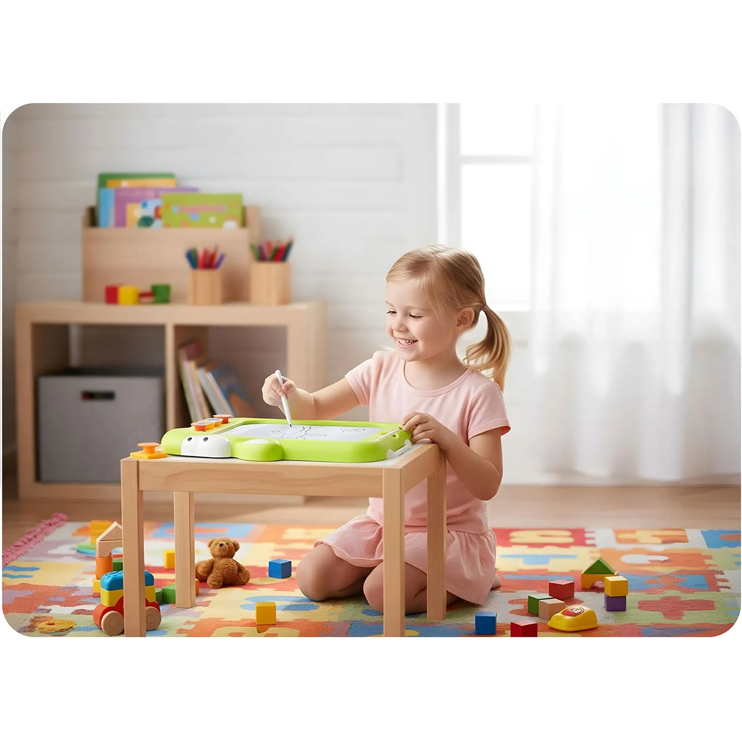 Ricokids RK-823 magnetinė dėlionė vaikams, tangramas - nuotrauka 1