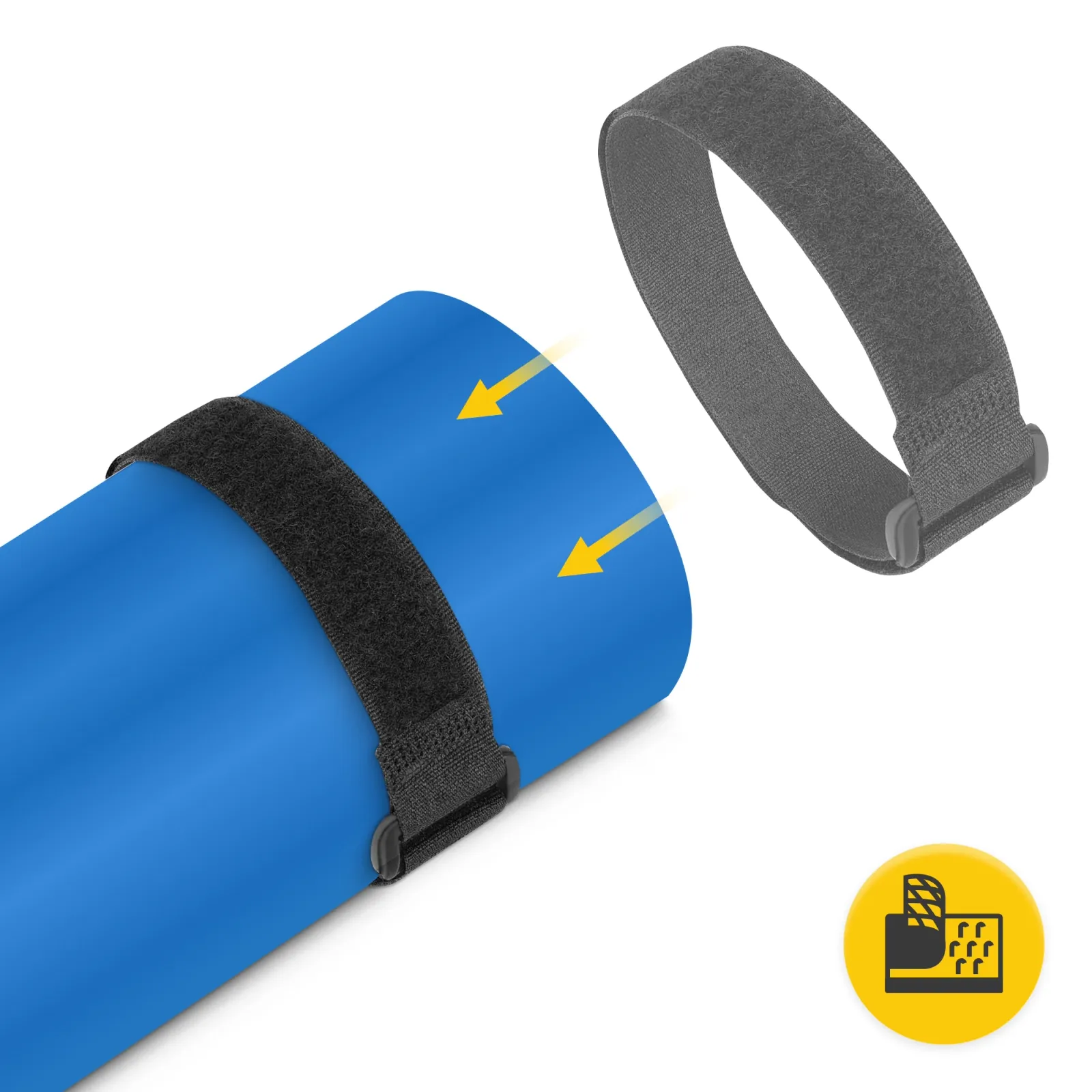 Mėlynas štangos apsaugas