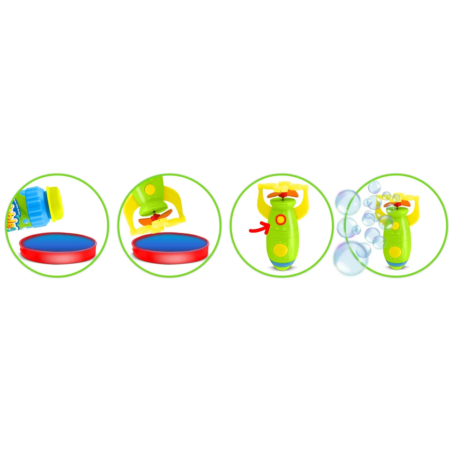 Ricokids RK-908 raketinis burbulų aparatas - nuotrauka 1