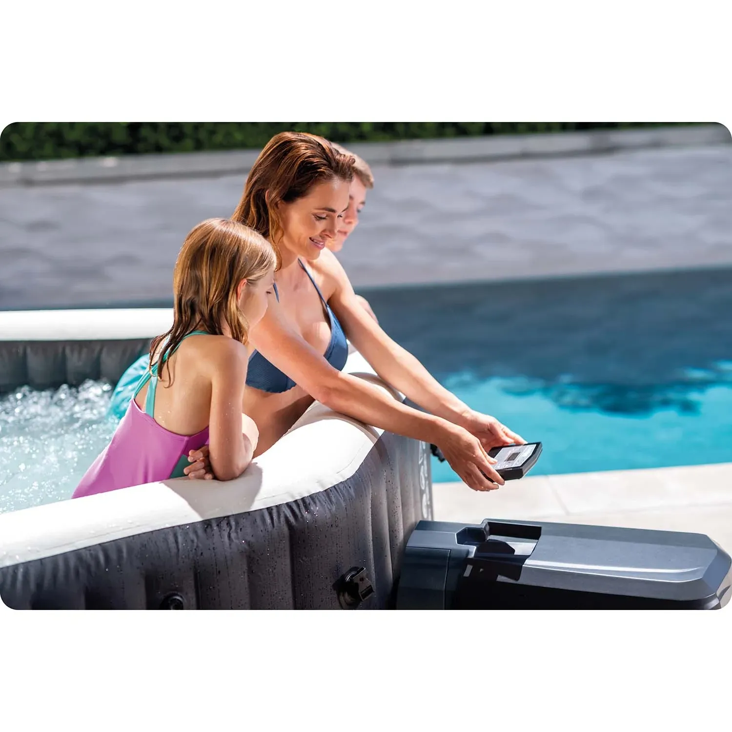 Pripučiama SPA su hidromasažu 6 asmenims, INTEX 28462 komplektas - nuotrauka 1
