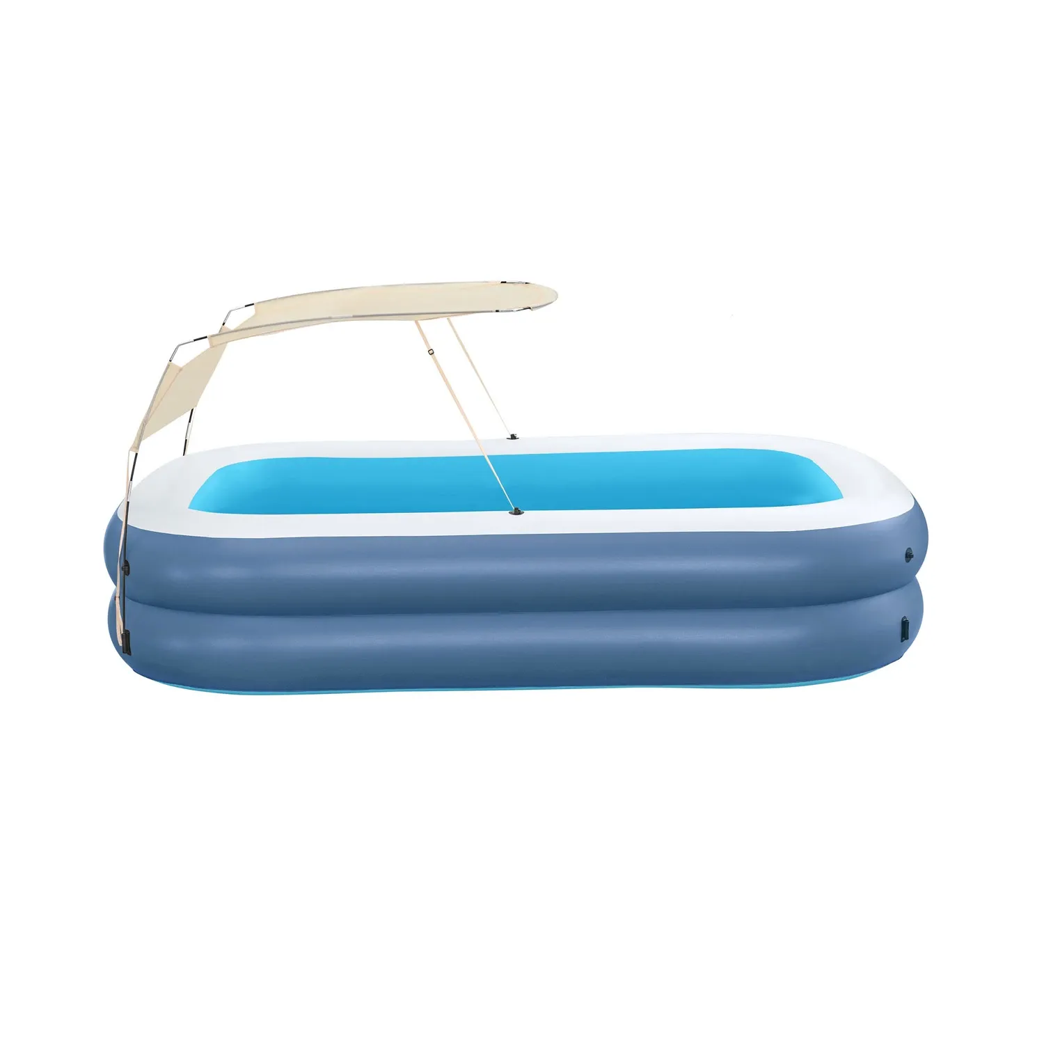 Pripučiamas šeimos baseinas su stogu 254 x 174 x 140 cm Bestway 54449 - nuotrauka 1