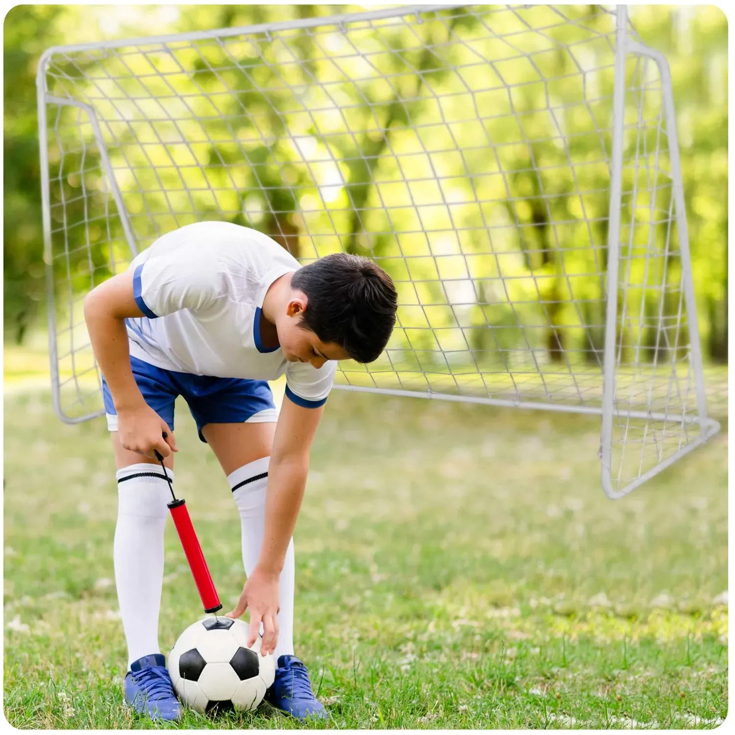 Futbolo vartai 300 x 200 x 120 cm - nuotrauka 1