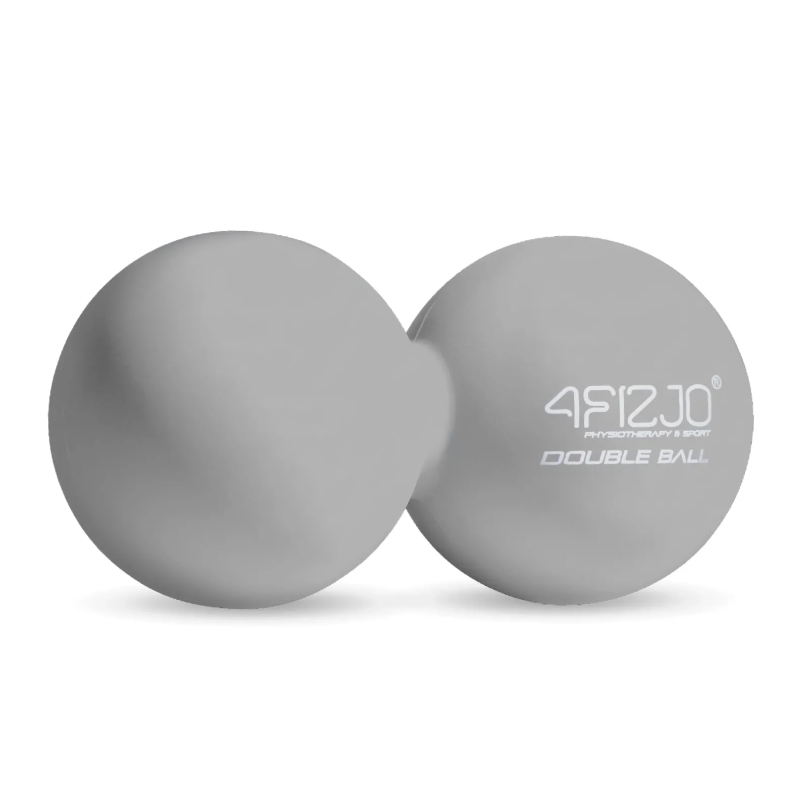 Dvigubas masažo kamuoliukas DOUBLE BALL pilkas