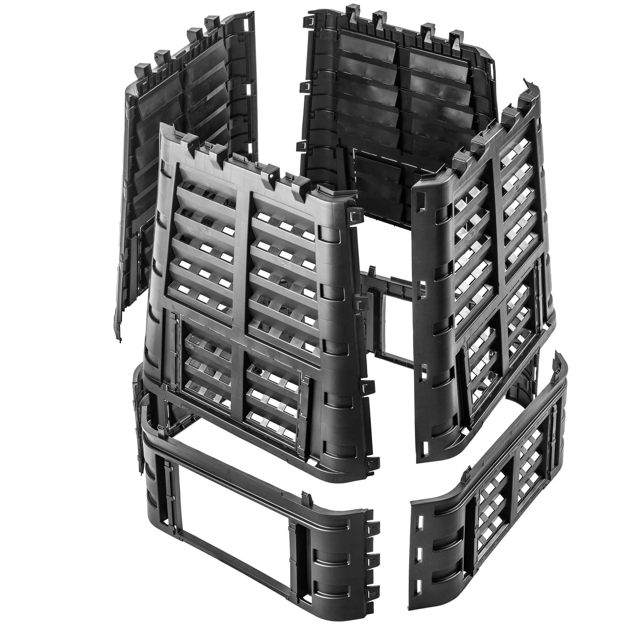 Boko 740L sodo kompostinė, juoda