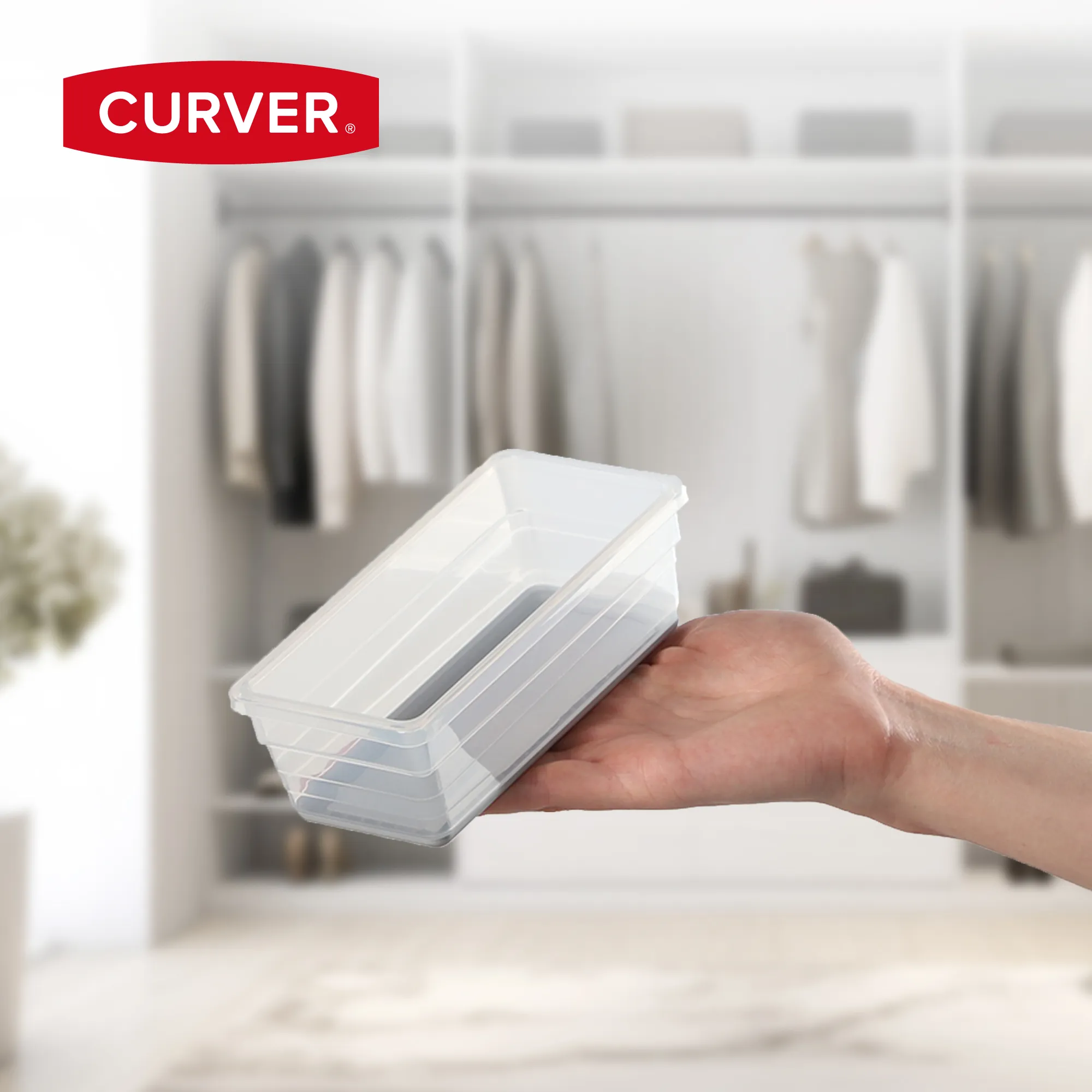 Curver Sistemo stalčių organizatorius 22,5 x 7,5 cm