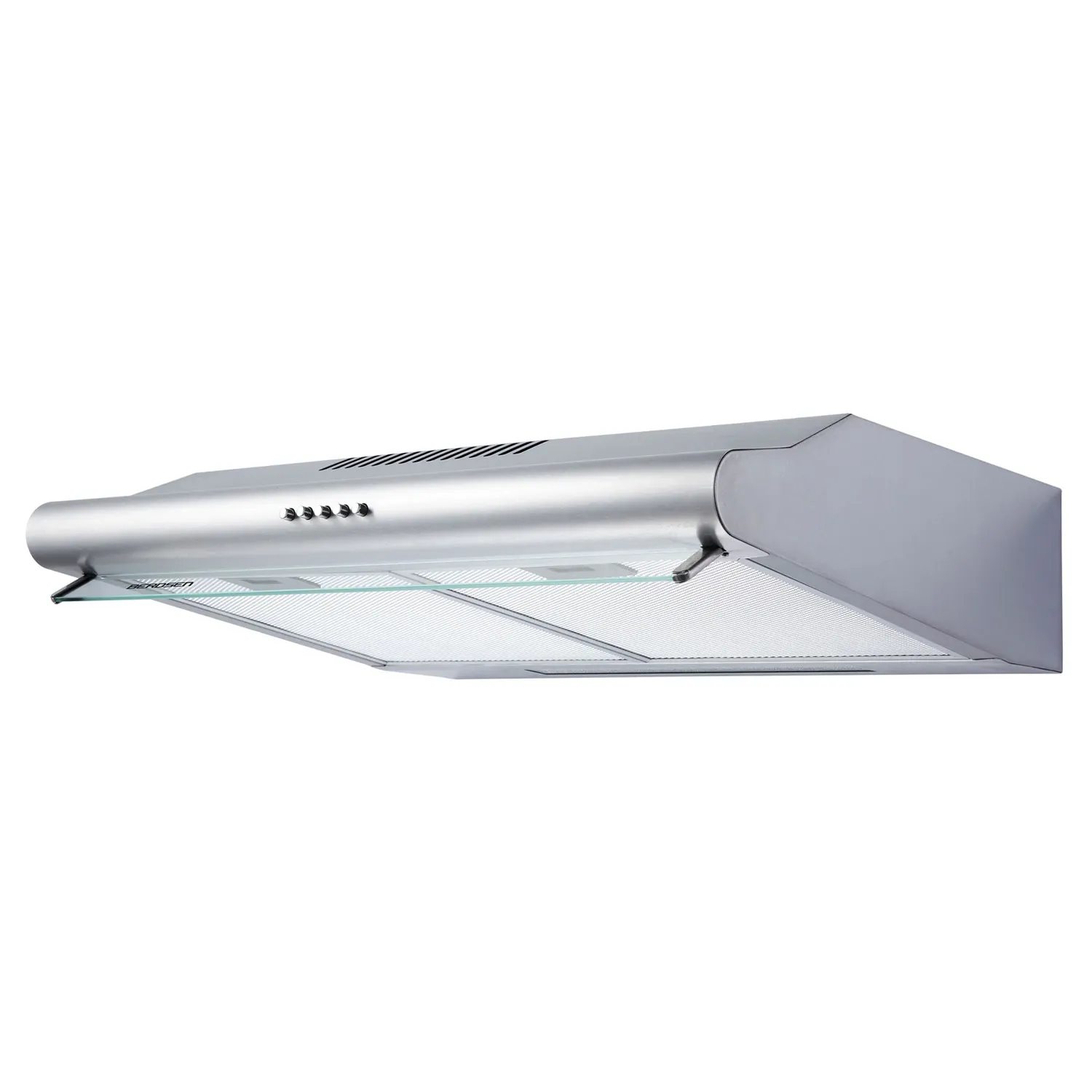 Po spintele montuojamas virtuvės gartraukis – 60 cm absorbcinis Berdsen BE-10-A INOX - nuotrauka 1