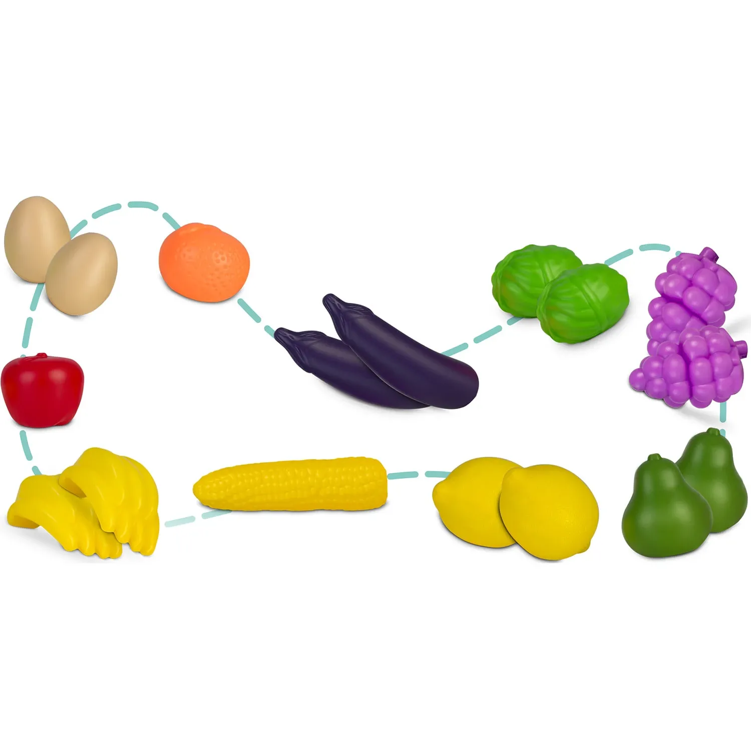 „Ricokids 773400“ pirkinių vežimėlis, mėlynas - nuotrauka 1