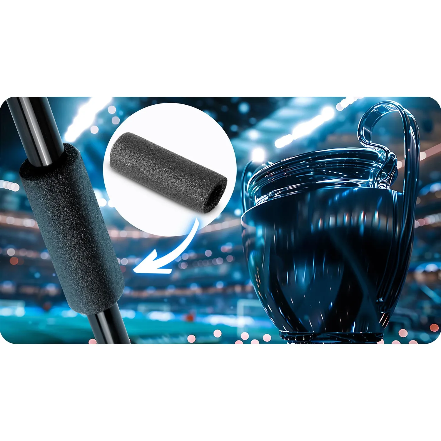 Futbolo vartai 300 x 200 x 90 cm NS-497 juodi - nuotrauka 1