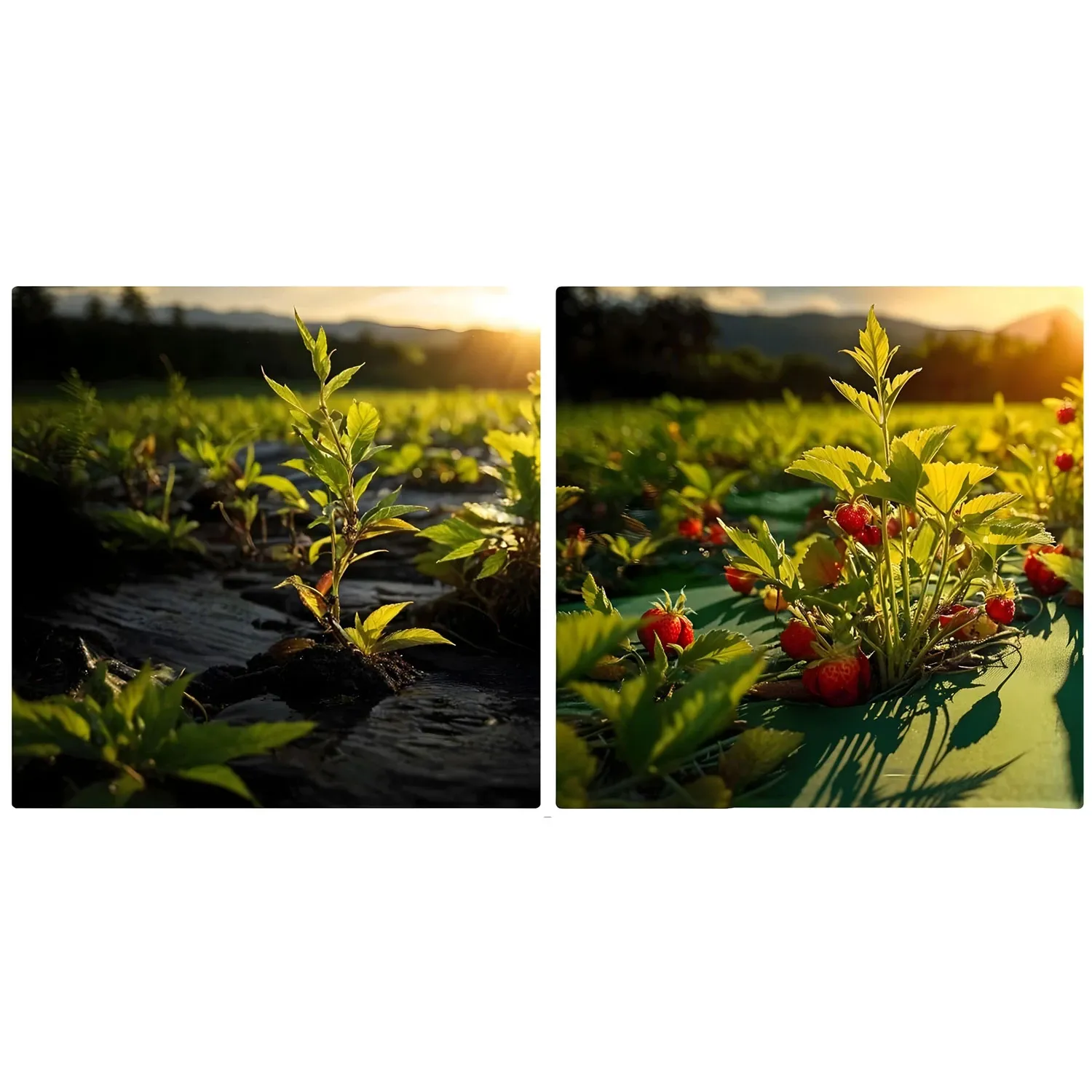 Sodo agrotekstilė 1,6 m x 50 m 90 g/m2 + 100 „Plonos“ smeigtukų - juoda ir žalia - nuotrauka 1