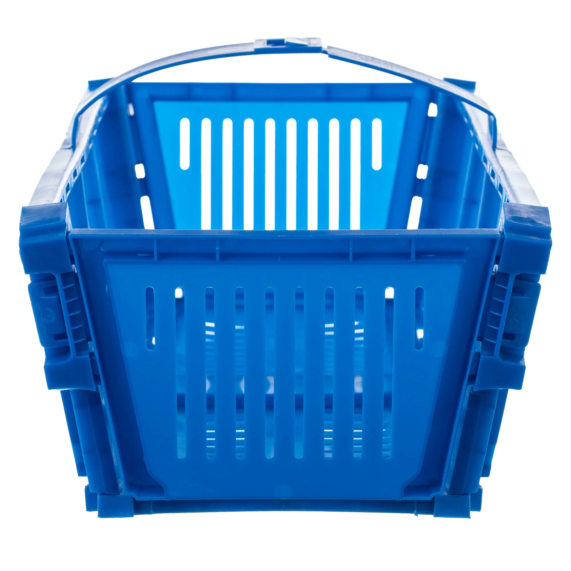 Trito sulankstomas krepšys 40×18 cm mėlynas