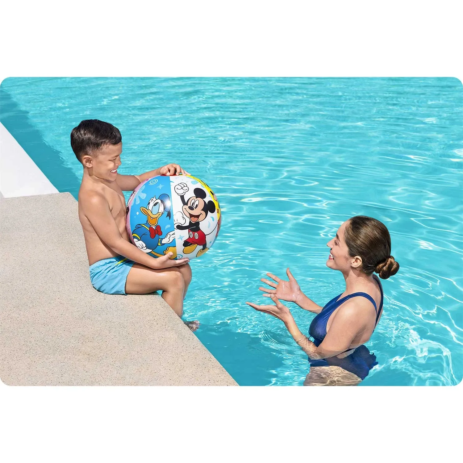 Vaikiškas paplūdimio kamuolys 51 cm Mikis ir draugai Bestway 91098 - nuotrauka 1