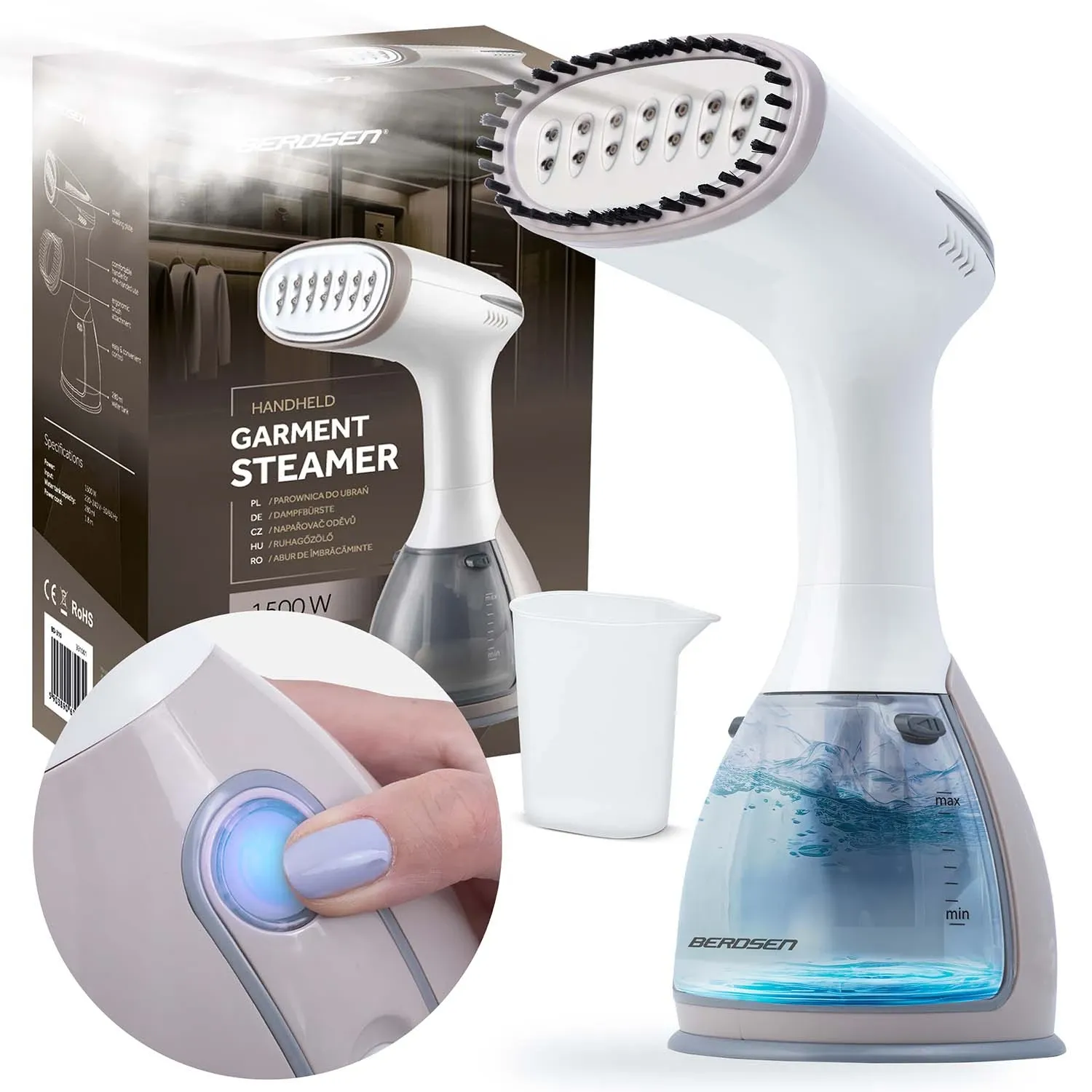 Berdsen BD-310 1500W drabužių garintuvas - nuotrauka 1