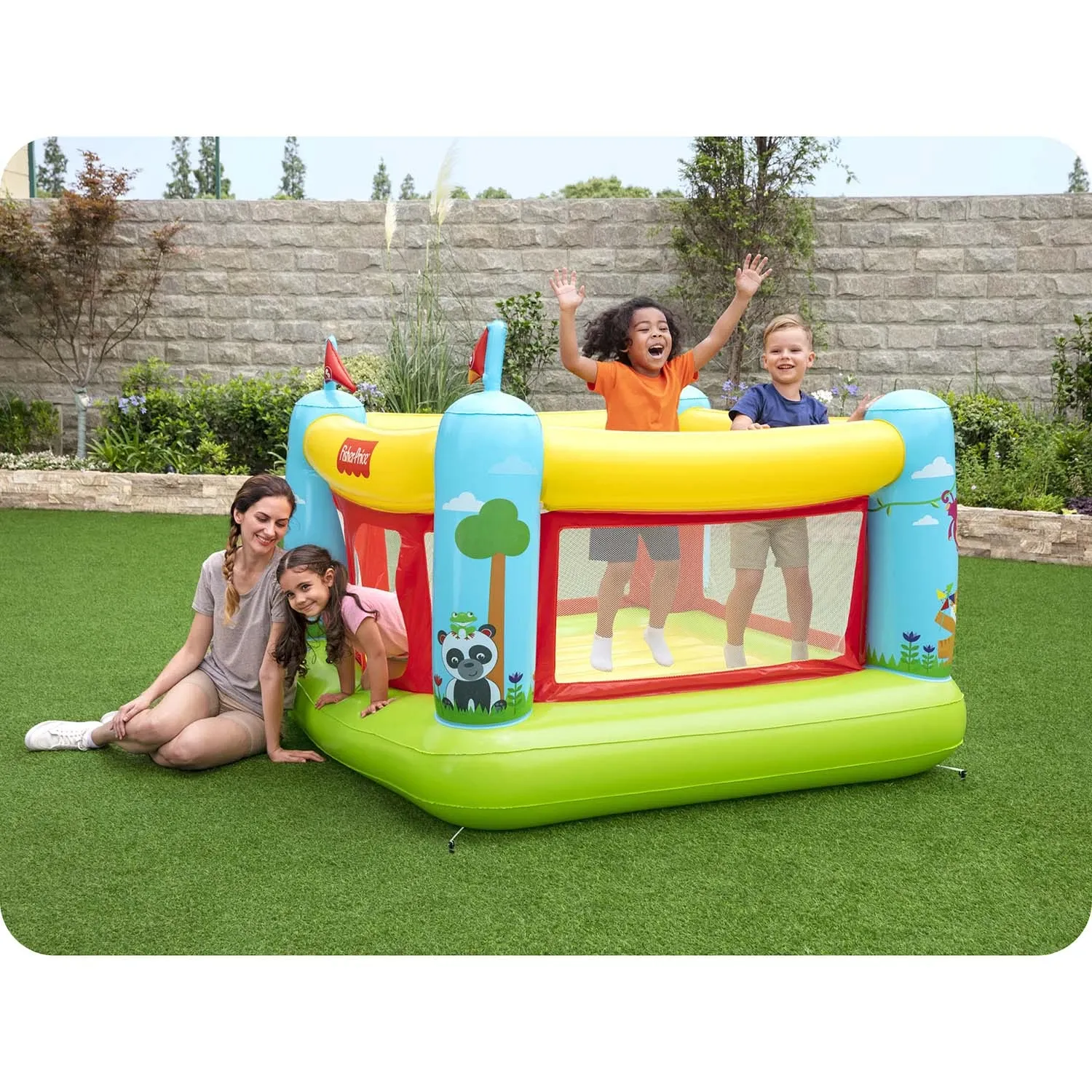 Pripučiamas batutas „Fisher-Price Bestway 93553“, - nuotrauka 1