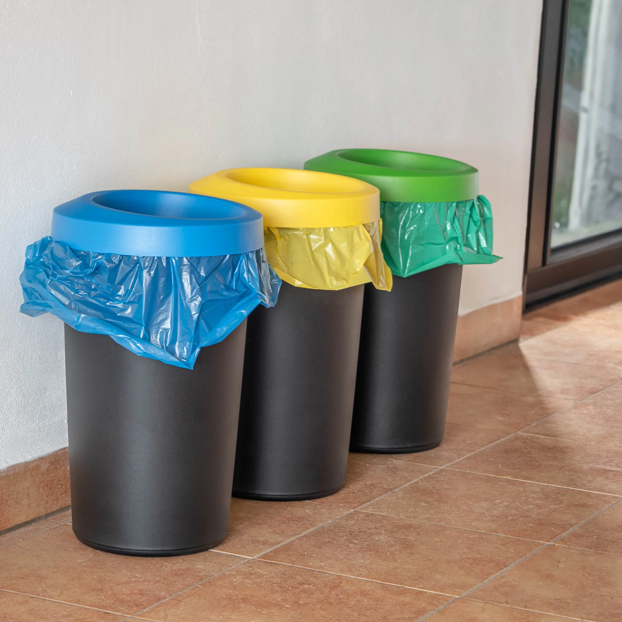 Givry šiukšliadėžė 3 x 25 l, juoda