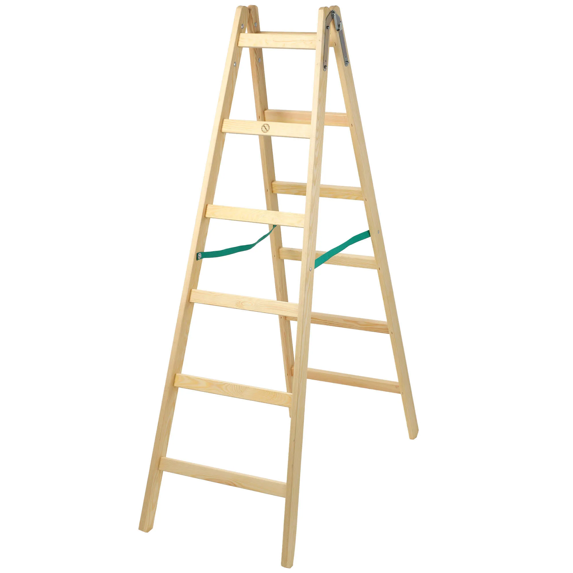 Salo medinės kopėčios, 6 pakopų, 150 kg