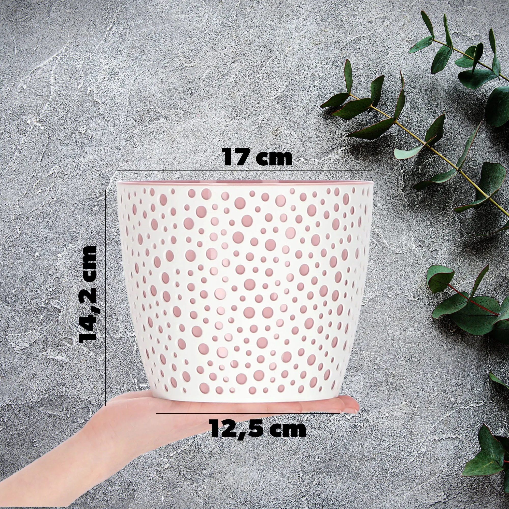 Casini gėlių vazonas 17 cm