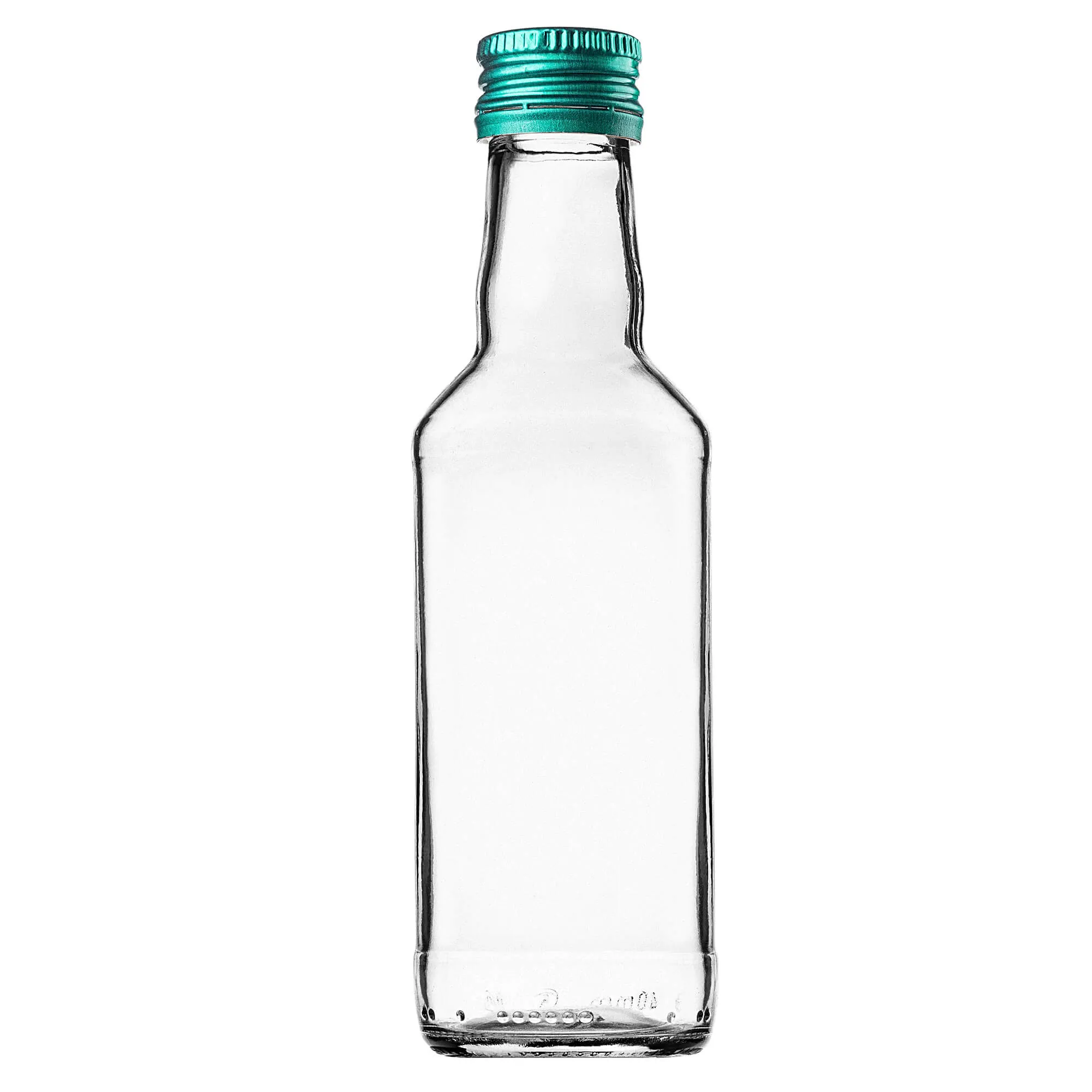 Monopol stiklinis butelis 200 ml su žaliu dangteliu 50 vnt.