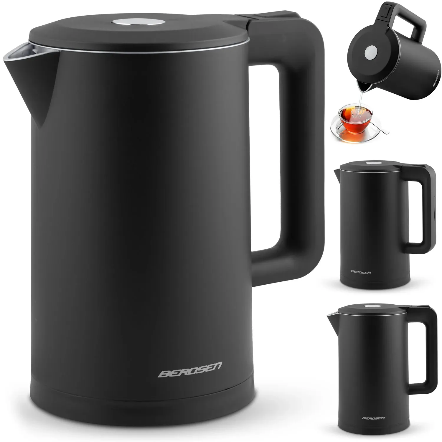 Berdsen BD-710 elektrinis virdulys 1,7 l juodas - nuotrauka 1