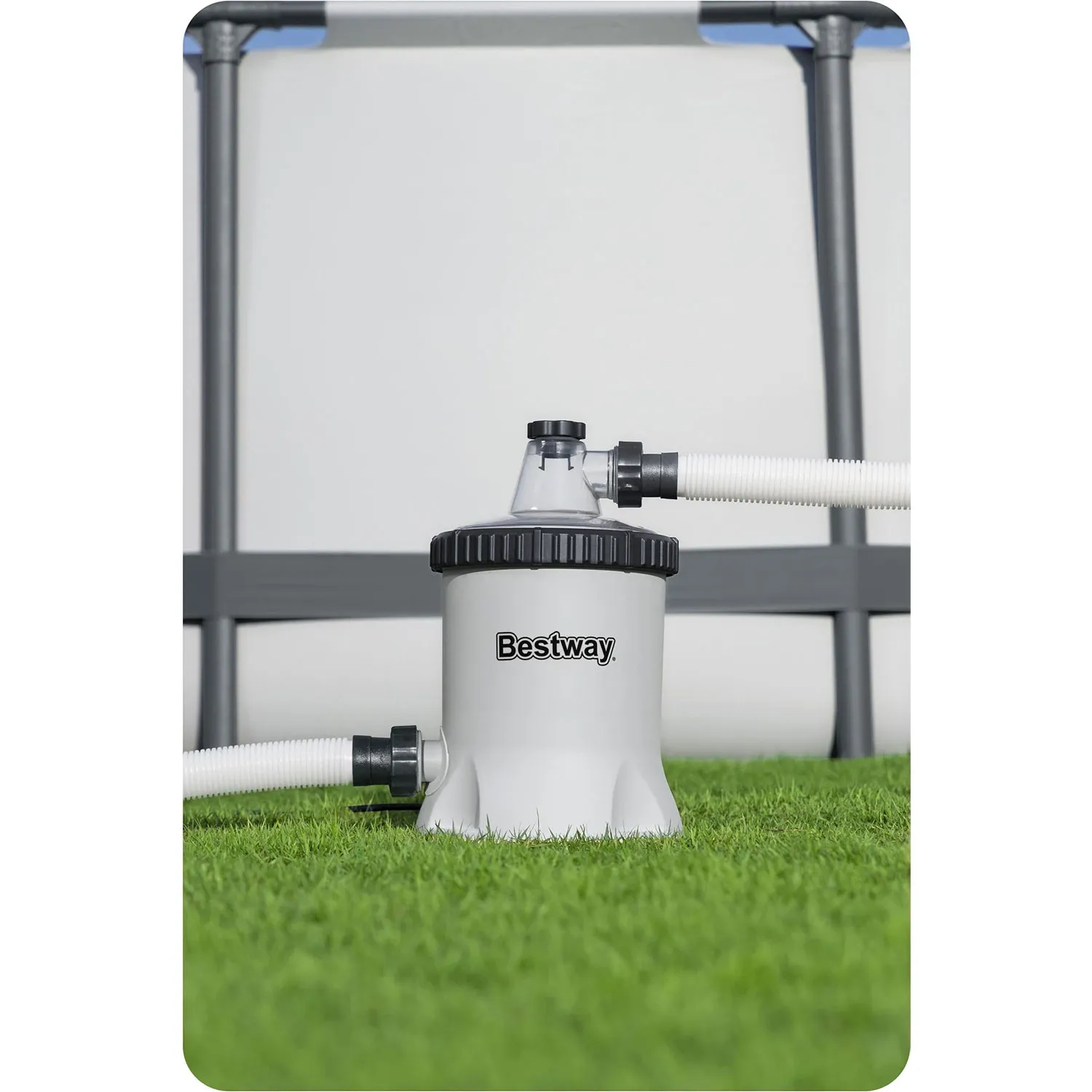 Baseino filtro pompa 5678 l/h + „Bestway“ 58870 filtro kamuoliukai - nuotrauka 1