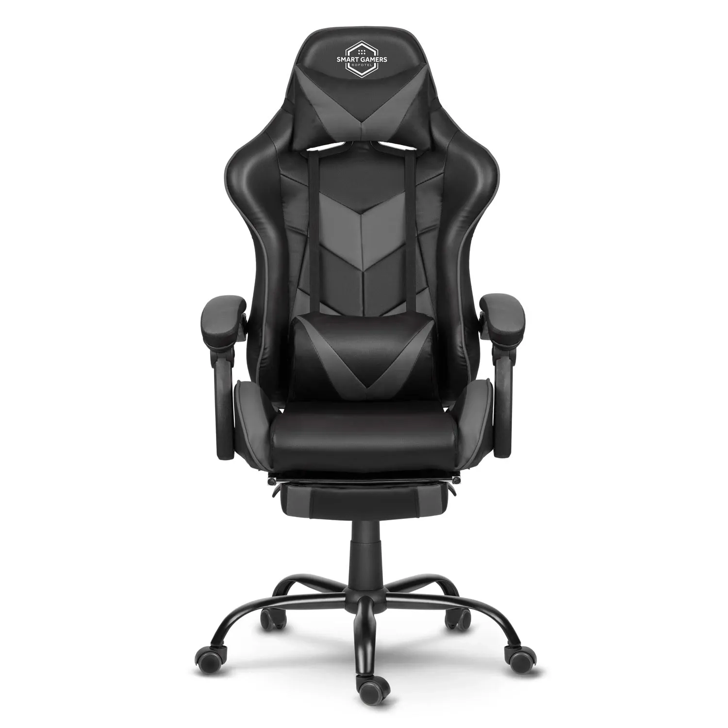 Sofotel Cerber žaidimų biuro kėdė, juoda ir pilka - nuotrauka 1