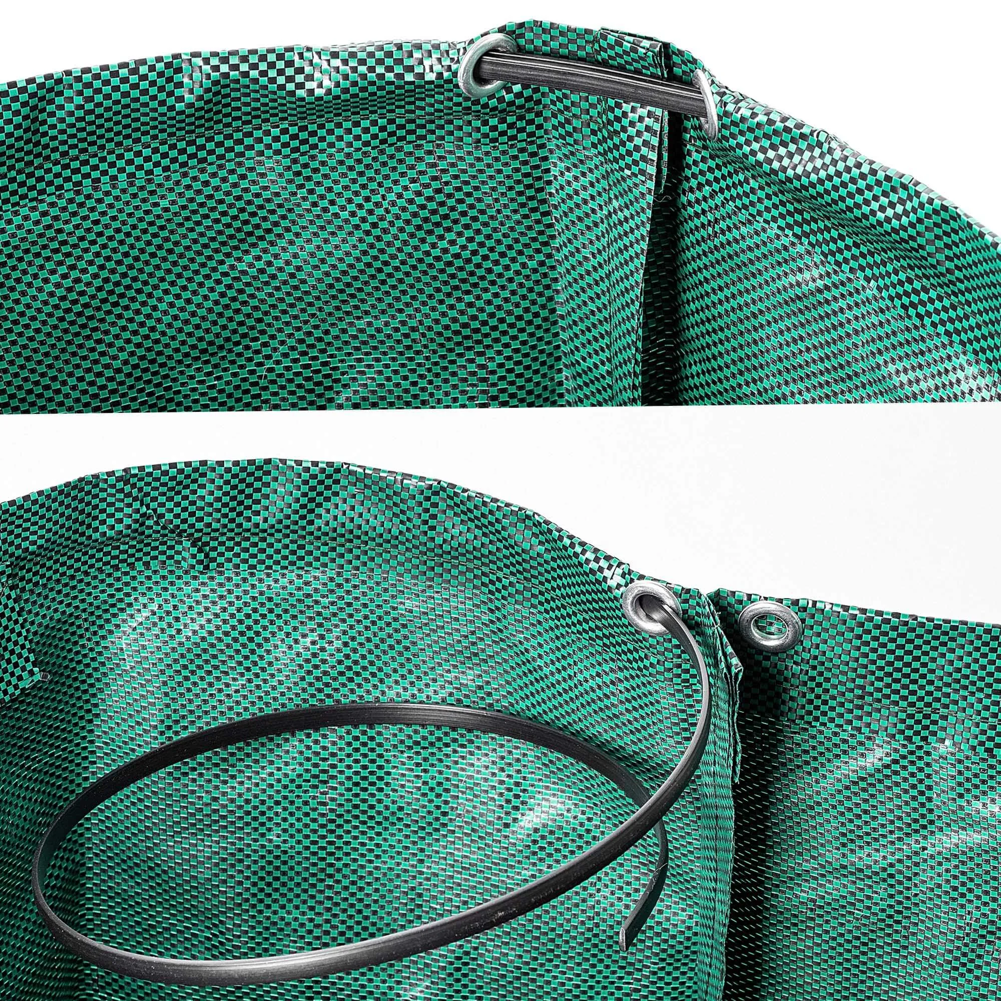 „Montbard“ 120 l sulankstomas sodo krepšys, žalias