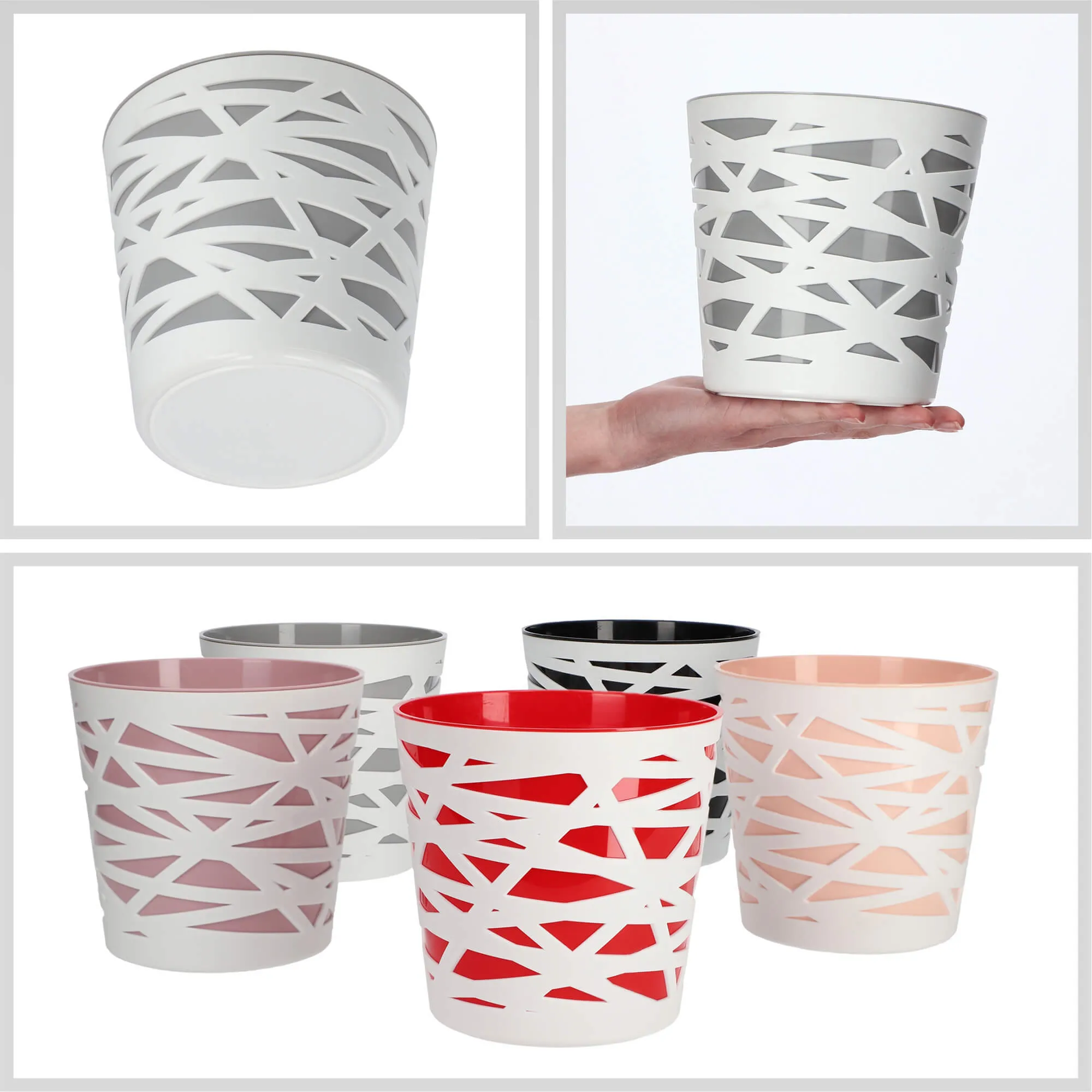 Rusio vazonas su įdėklu 15 cm