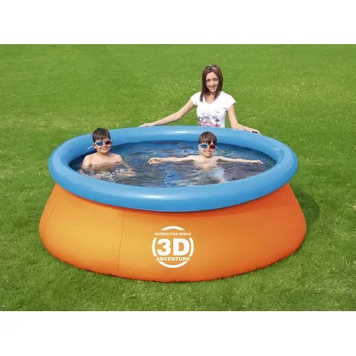 „Adventure 3D“ išsiplečiantis baseinas, 213 x 66 cm, „Bestway 57244“ - nuotrauka 1