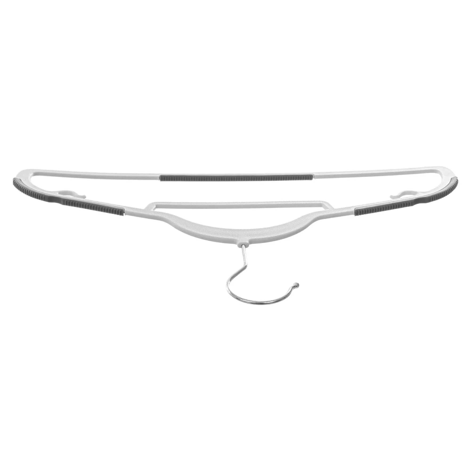 „Cuves“ drabužių pakaba su neslystančiu paviršiumi, pilka, 5 vnt.