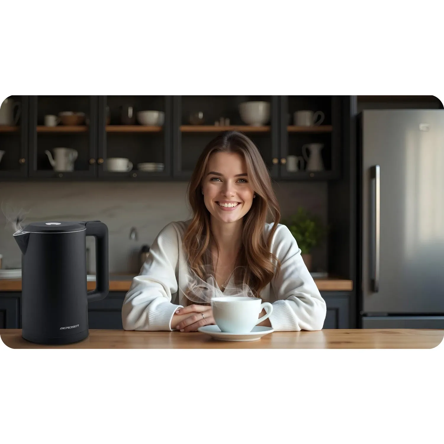 Berdsen BD-710 elektrinis virdulys 1,7 l juodas - nuotrauka 1