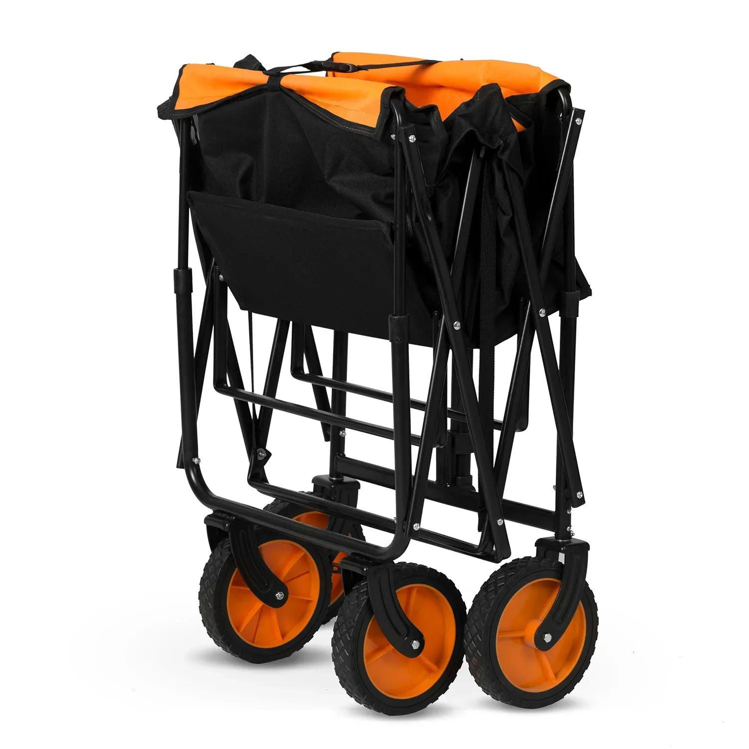Sulankstomas transportavimo vežimėlis su tinklu 100l Humberg HM-513 - nuotrauka 1