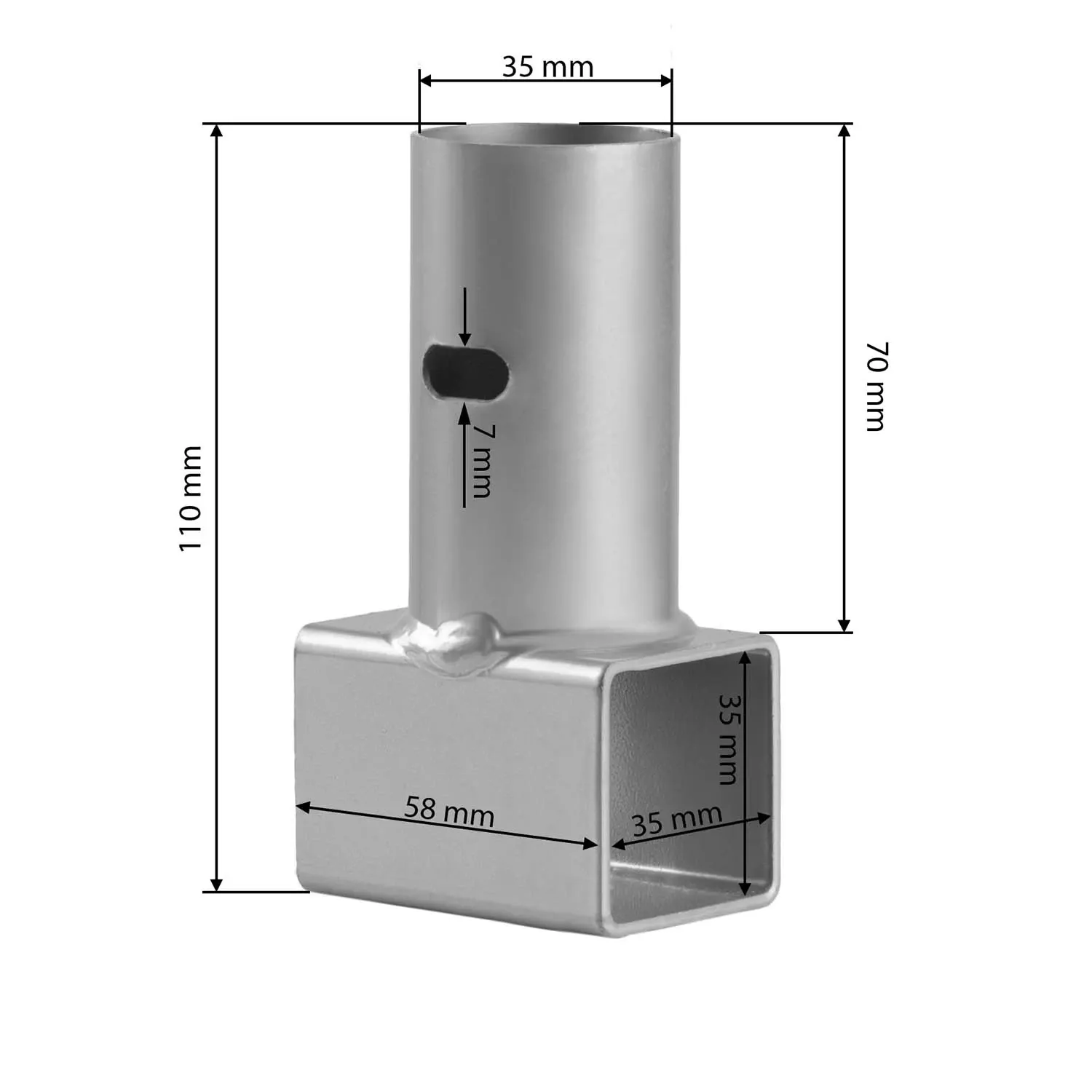 T formos kojos jungtis „Neosport“ batutams, 6–14 pėdų (1 vnt.) - nuotrauka 1