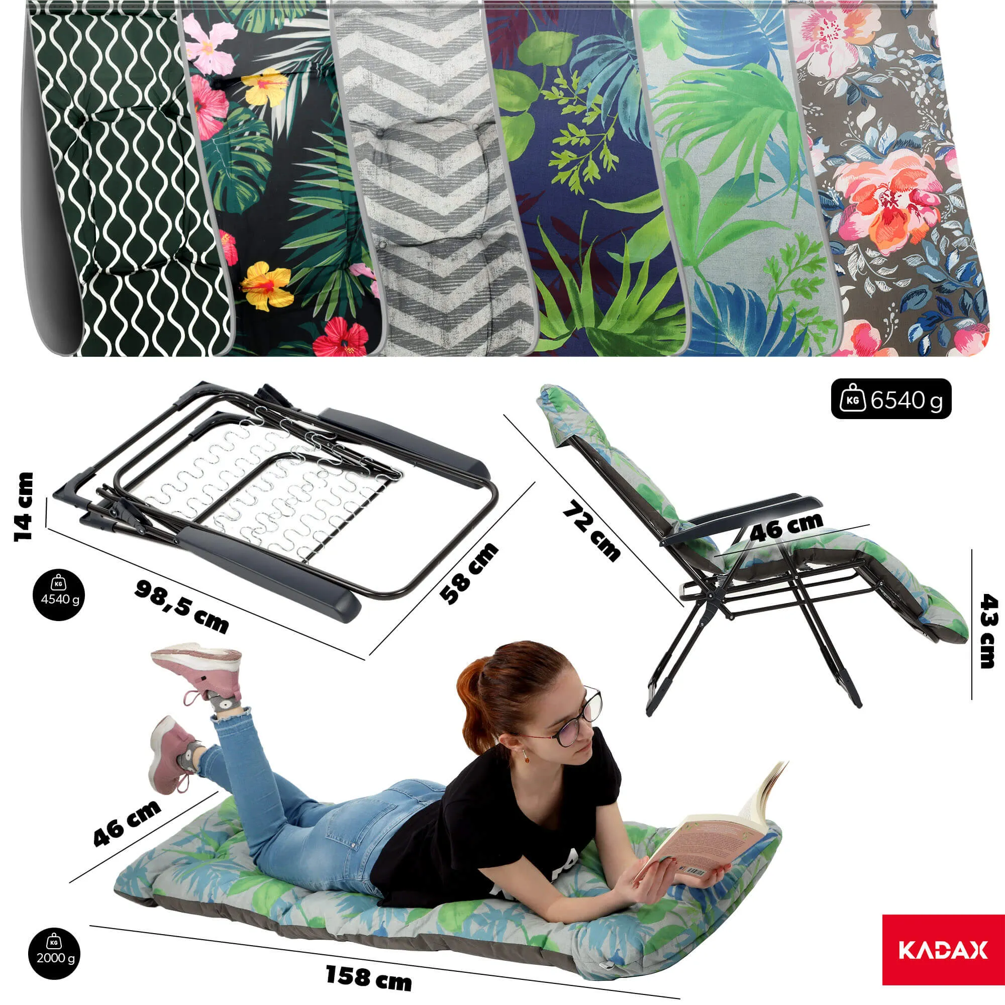 „Alicante Plus“ sodo gultas 152 x 54 cm „Lapai“