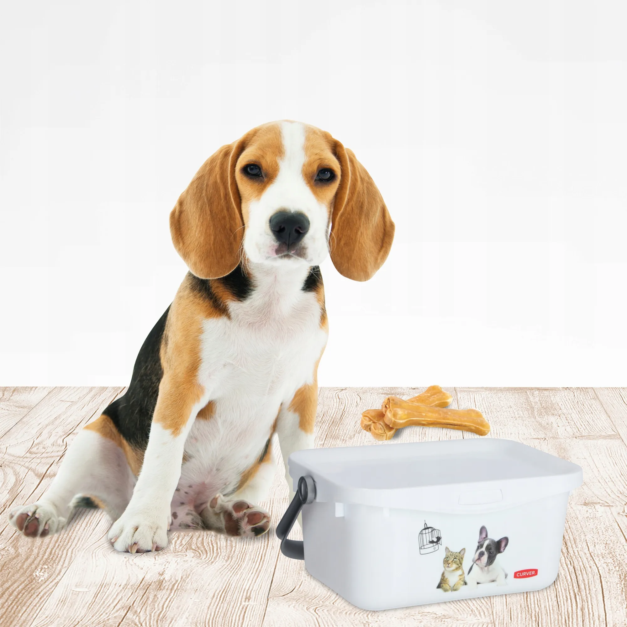 „Curver Pet Life“ 3 l maisto ir žaislų konteineris