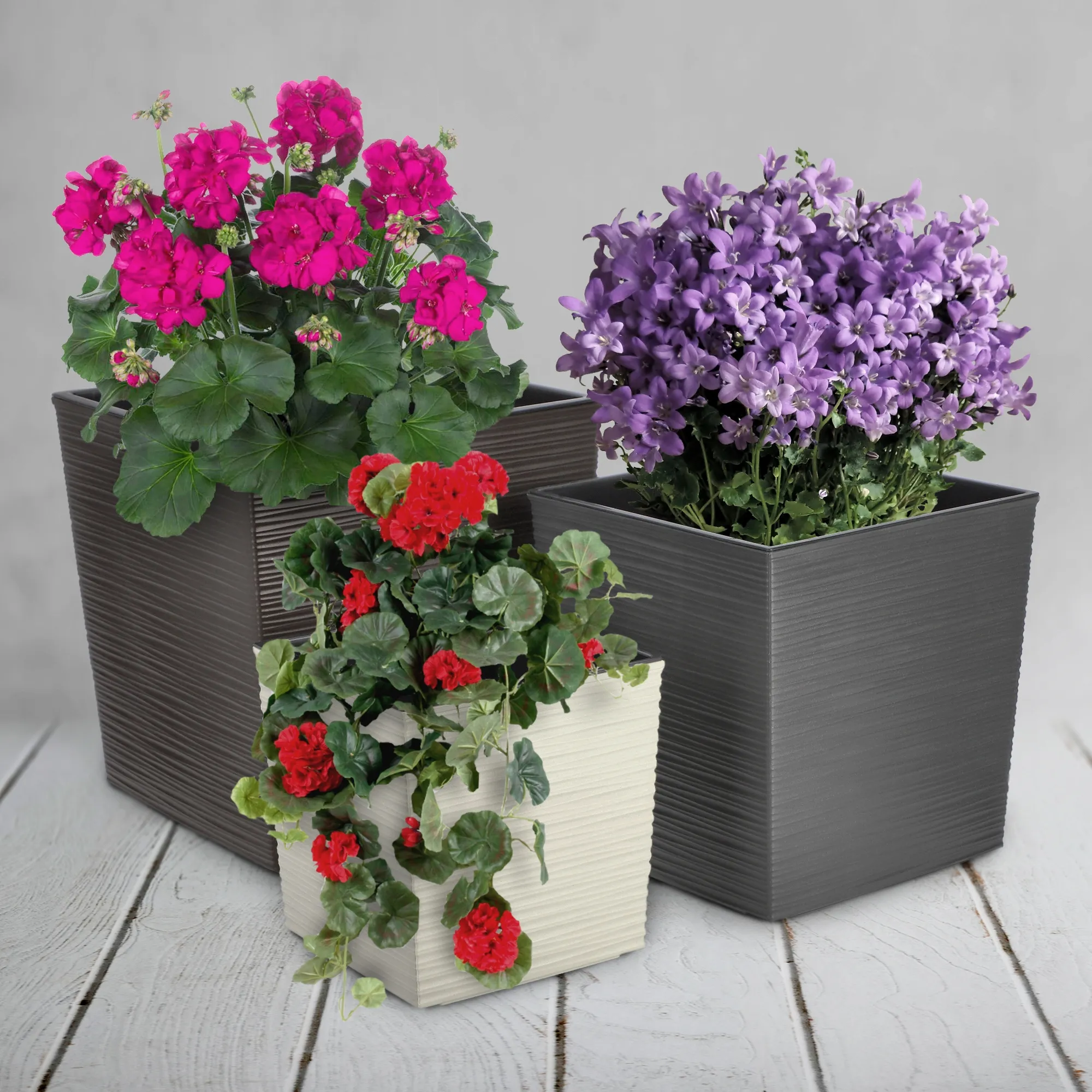 Tres gėlių vazonas su kaltu 25 cm
