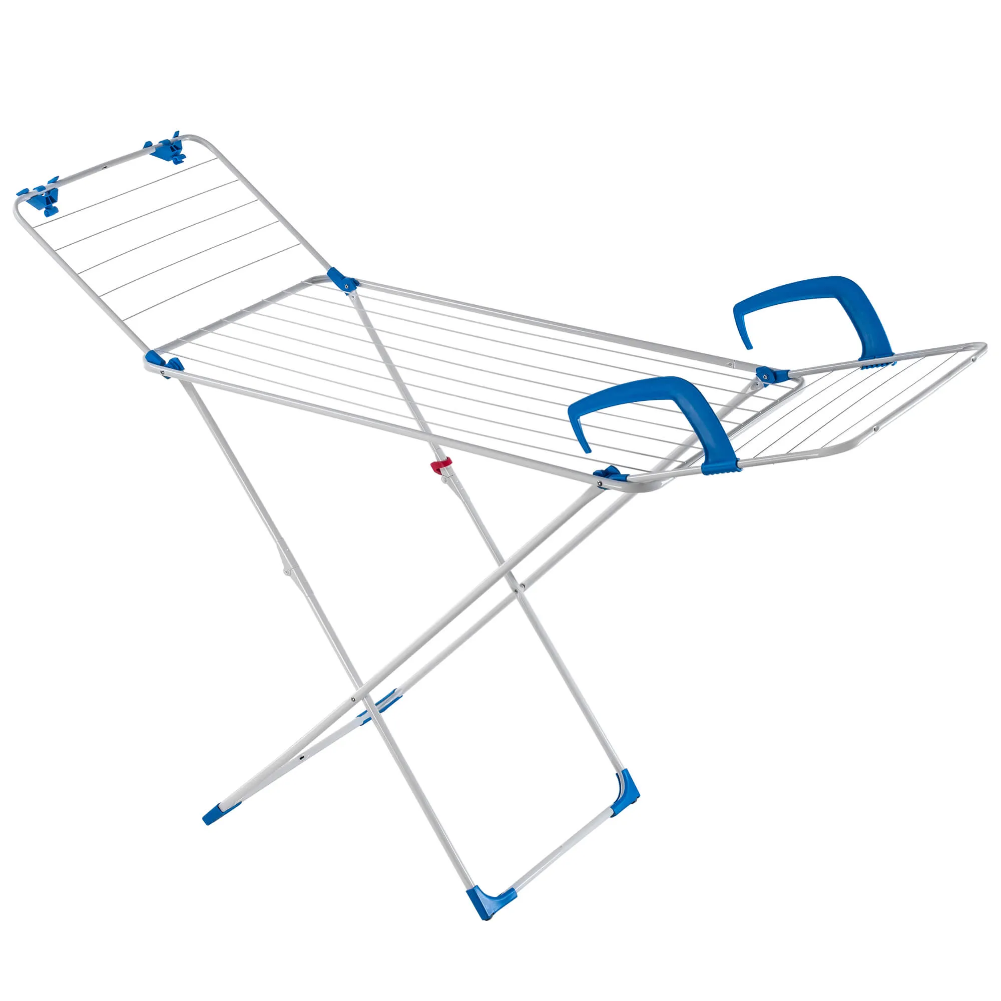 Sava 3 viename pastatoma drabužių džiovyklė, 168 cm, mėlyna