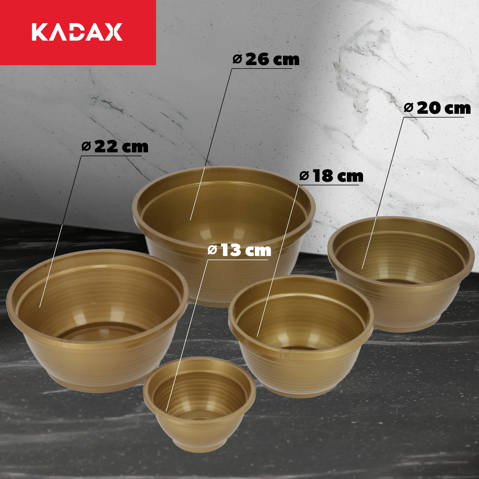 Verna kapinių gėlių dubuo 22 x 10 cm