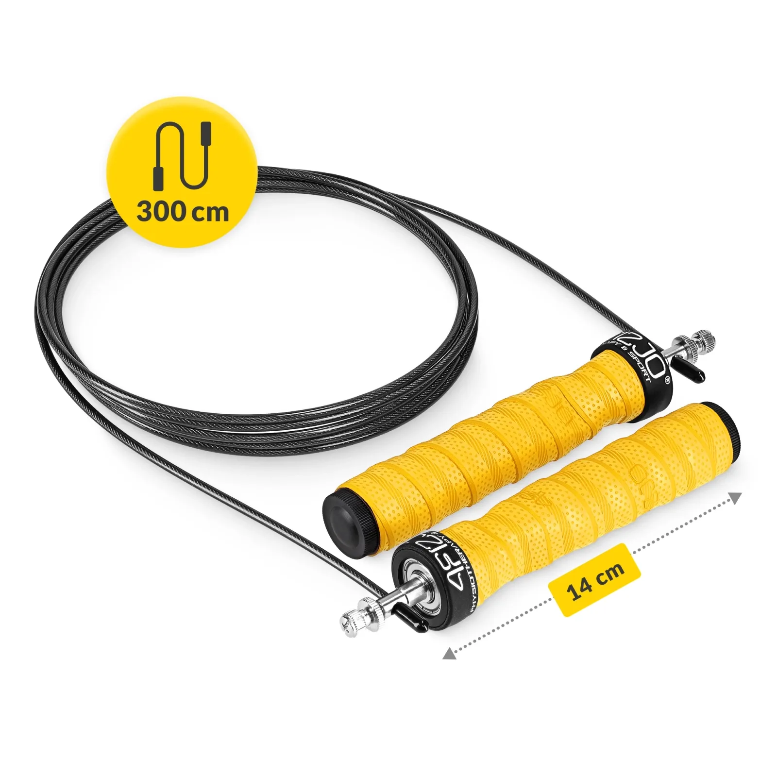 3 m geltona svertinė bokso šokdynė