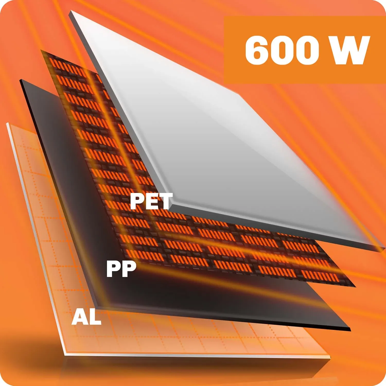 Infraraudonųjų spindulių šildytuvas 600 W Berdsen BD-981 su WiFi nuotolinio valdymo programėle - nuotrauka 1