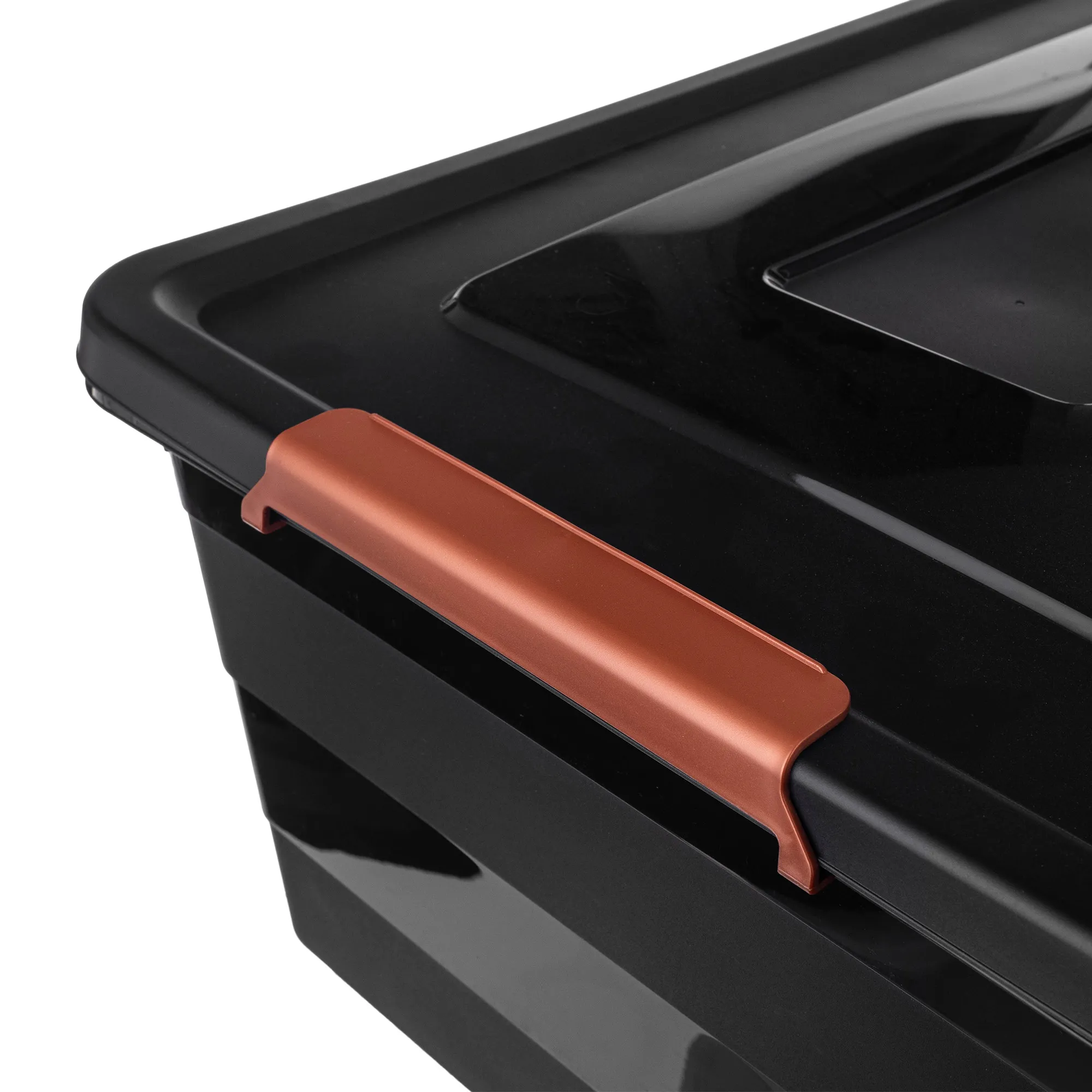 Laora žaislų laikymo rinkinys 28 l + 40 l + 55 l, juodas