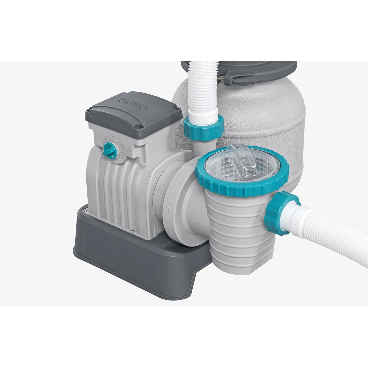 „Bestway 58497“ baseino smėlio pompa + filtro kamuoliukai, 6056 l/val. - nuotrauka 1