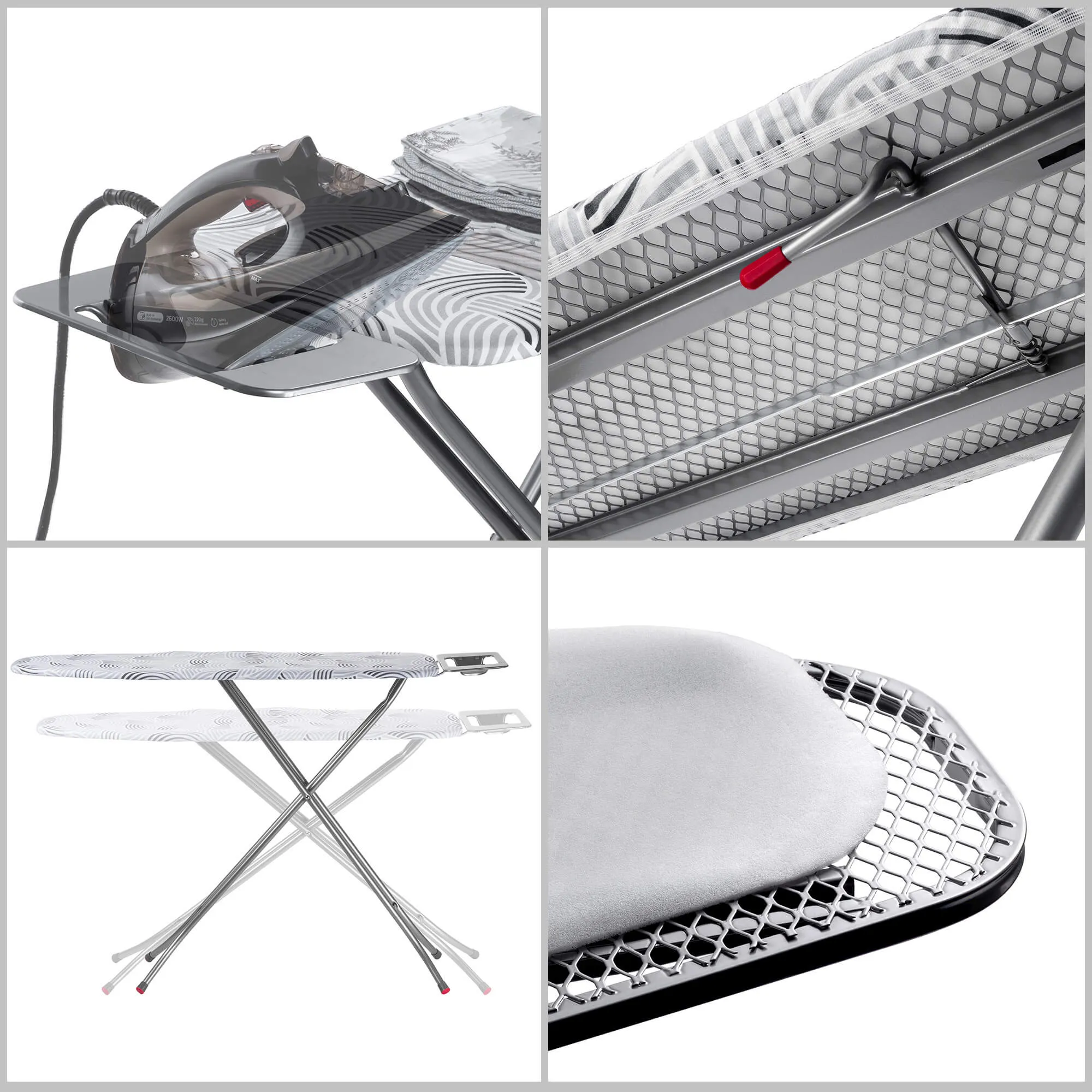 Brusand lyginimo lenta 114 x 34 cm, pilka