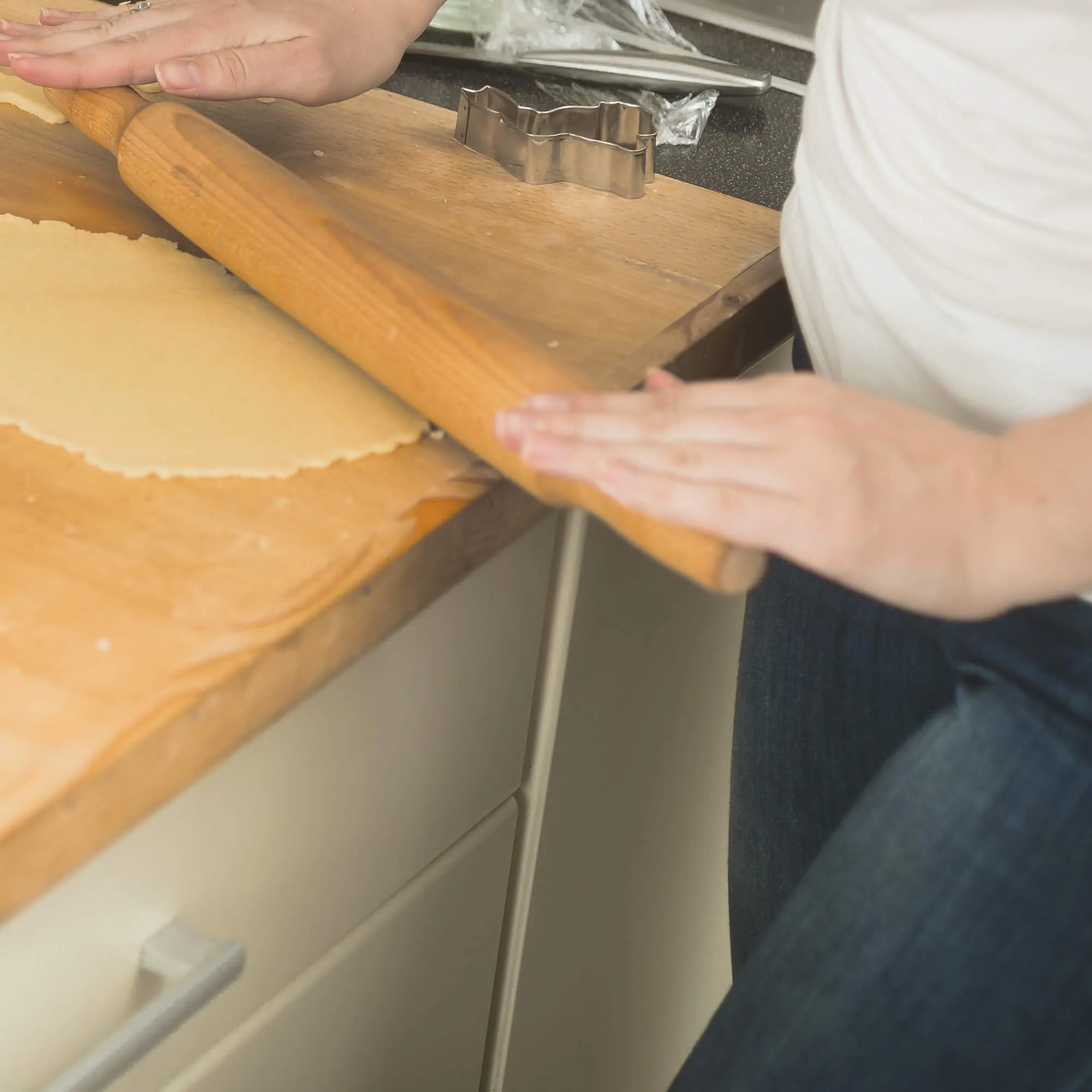 Dvipusė tešlos lenta 40 x 60 cm