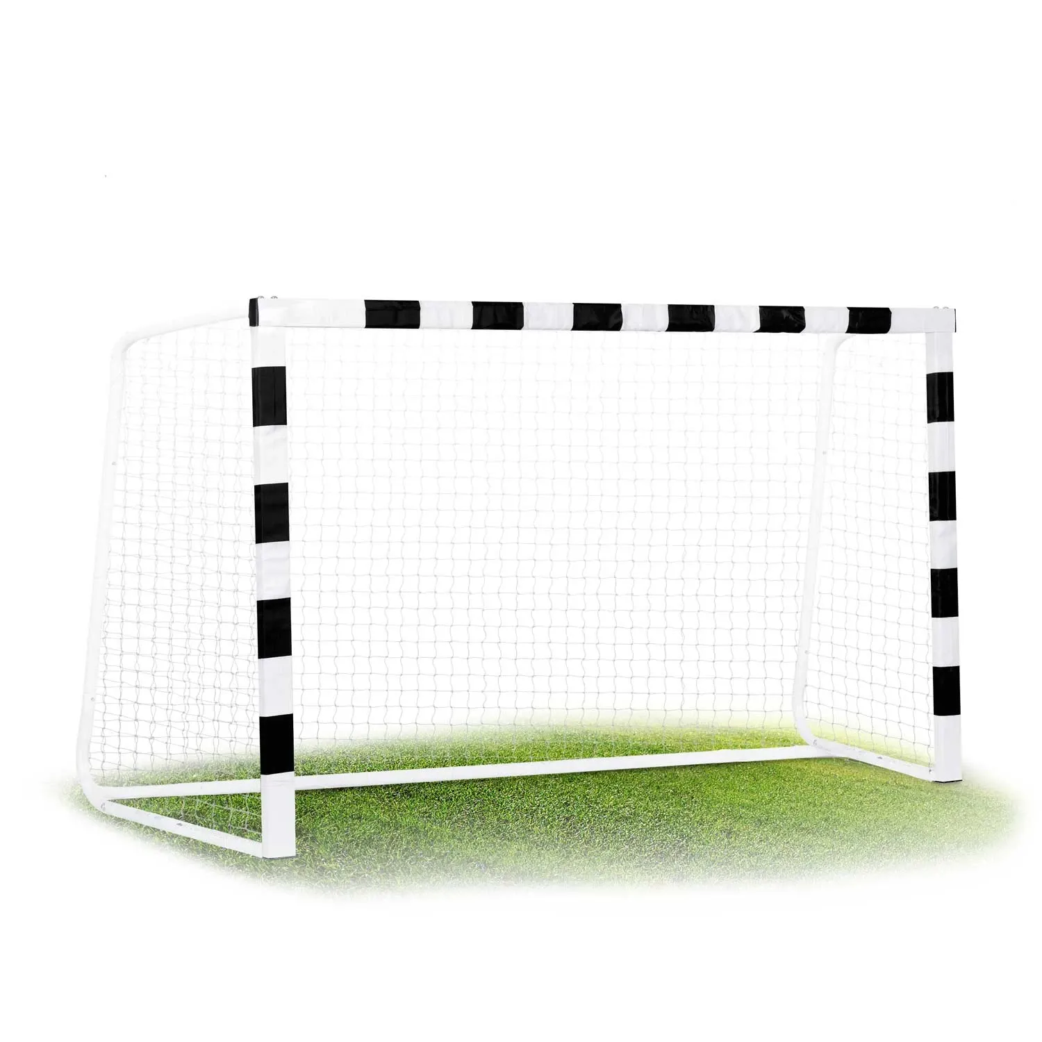 Futbolo vartai 300 x 200 x 120 cm NS-465 juodi ir balti - nuotrauka 1
