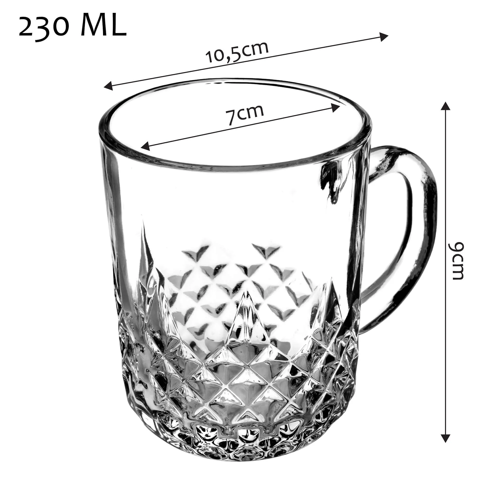 Serle kavos ir arbatos puodeliai 230 ml, 6 vnt.