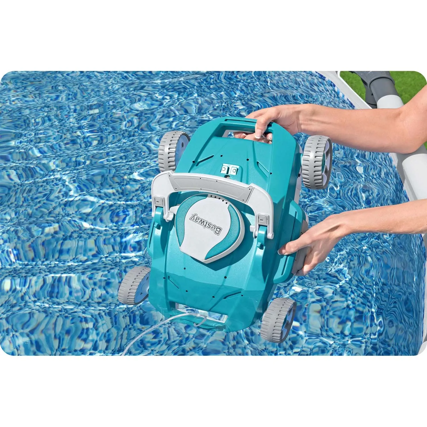 „Bestway 58765“ automatinis belaidis baseino dulkių siurblys - nuotrauka 1
