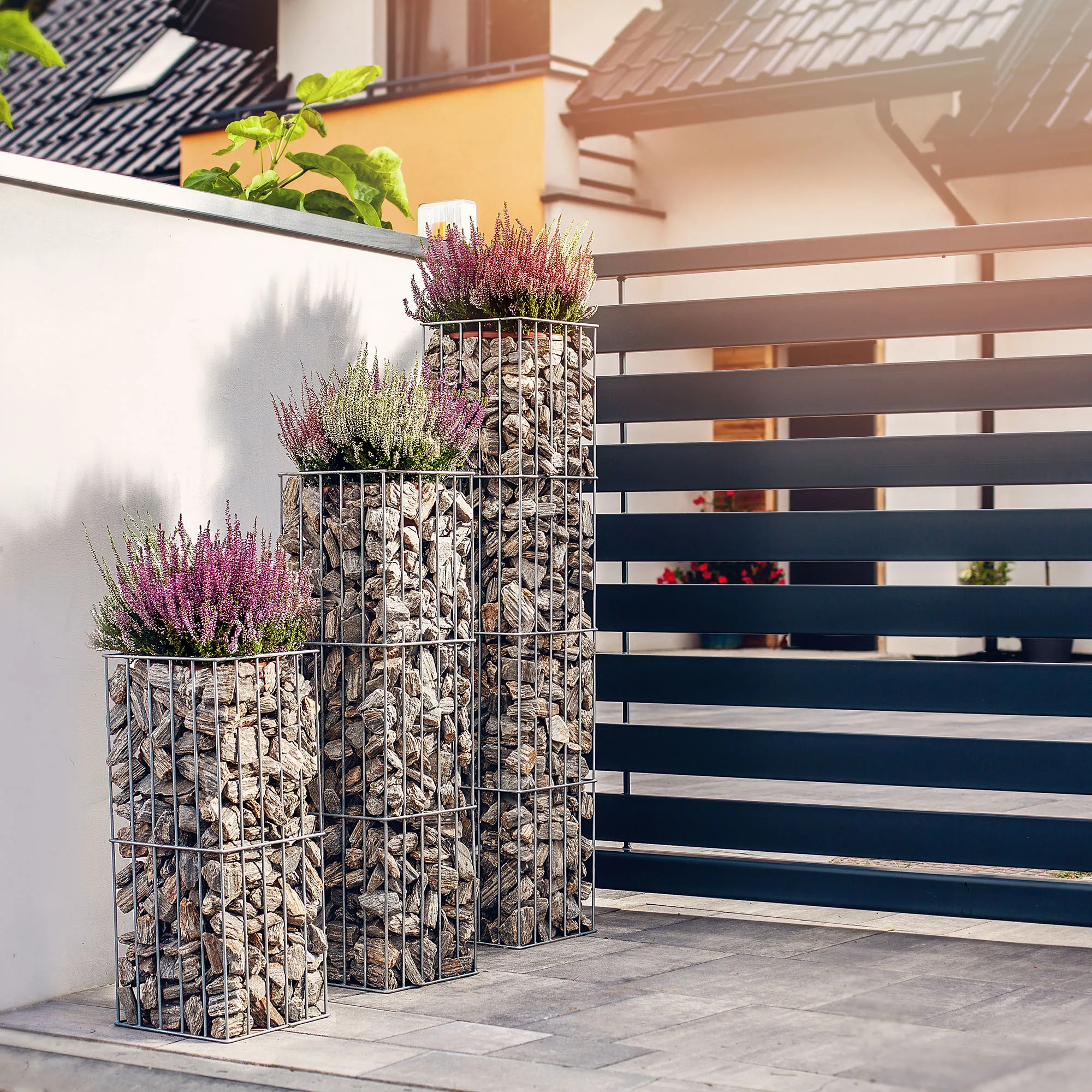 Sodo pergolės stulpas Kanny 120 x 29 cm, sidabrinis